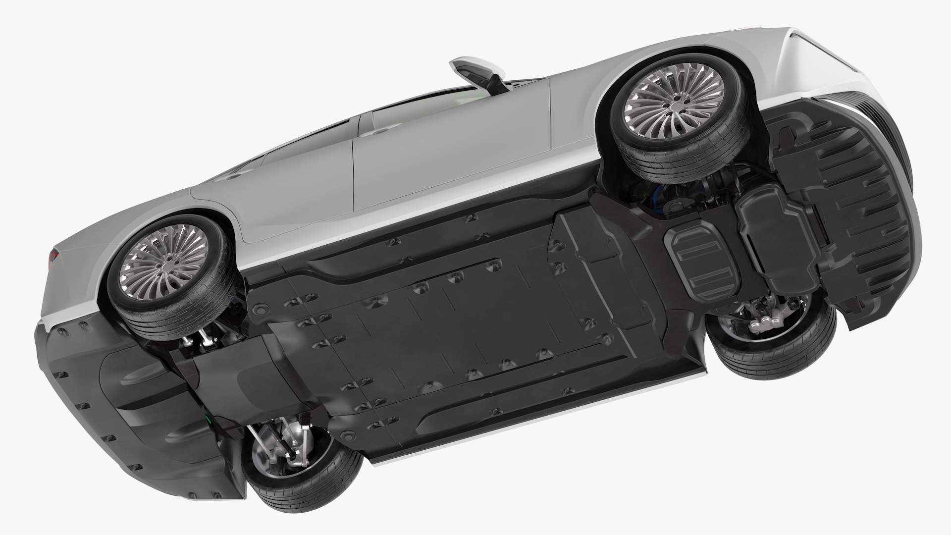 3D Hydrogen Fuel Cell Vehicle Fully Detailed Rigged model