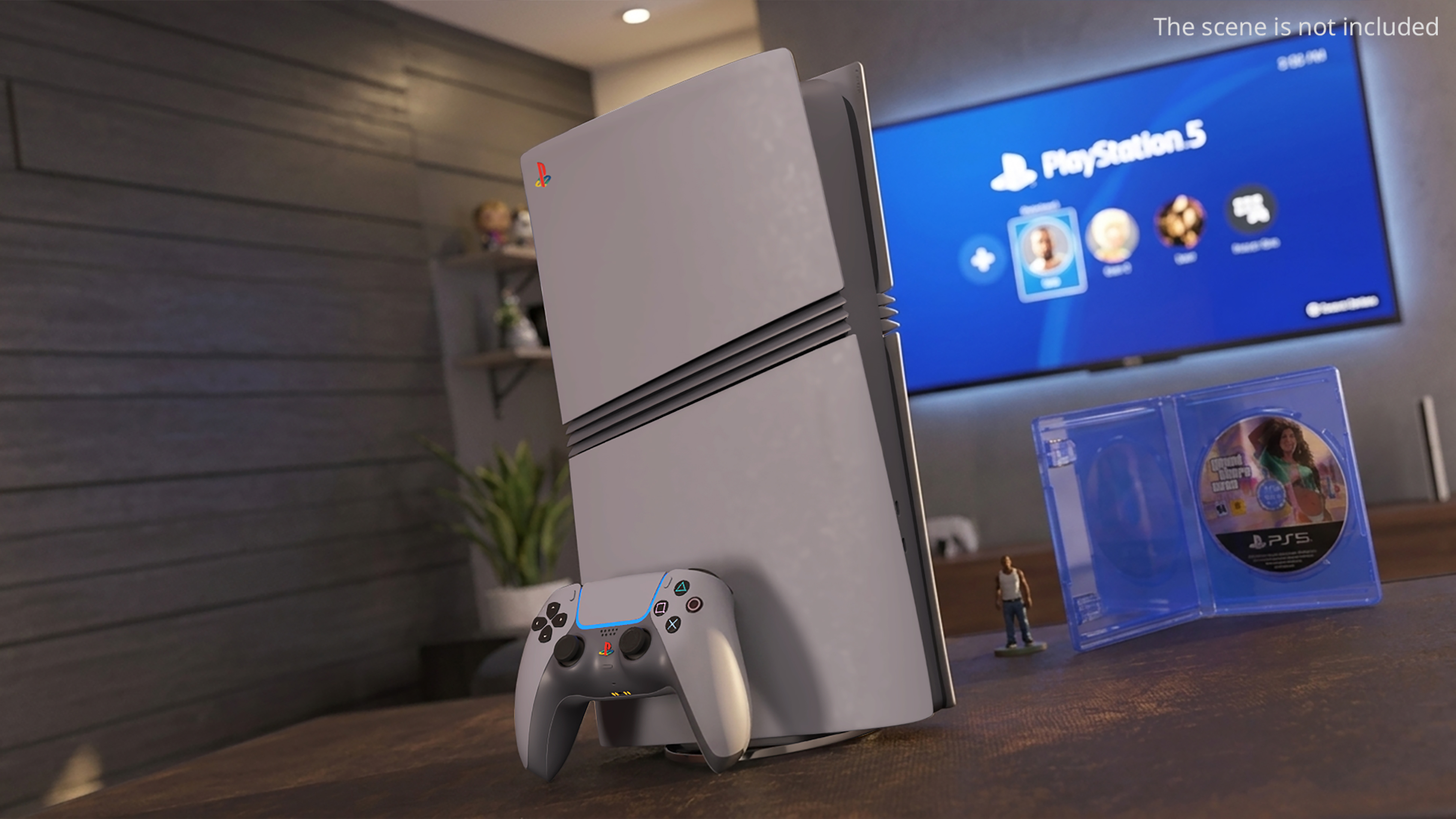 Sony PlayStation 5 Pro 30th Anniversary with DualSense, view 2