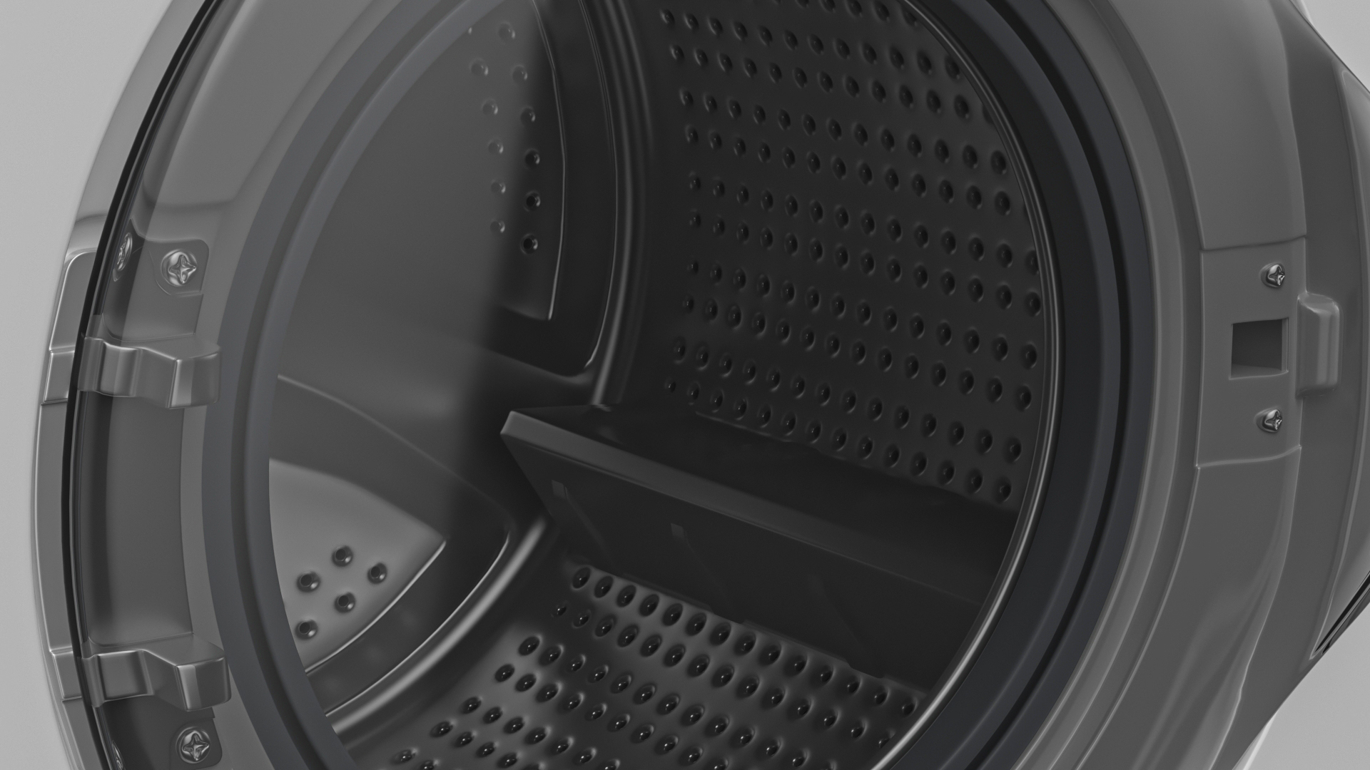 Washing Machine with an Anti-Vibration Mat 3D