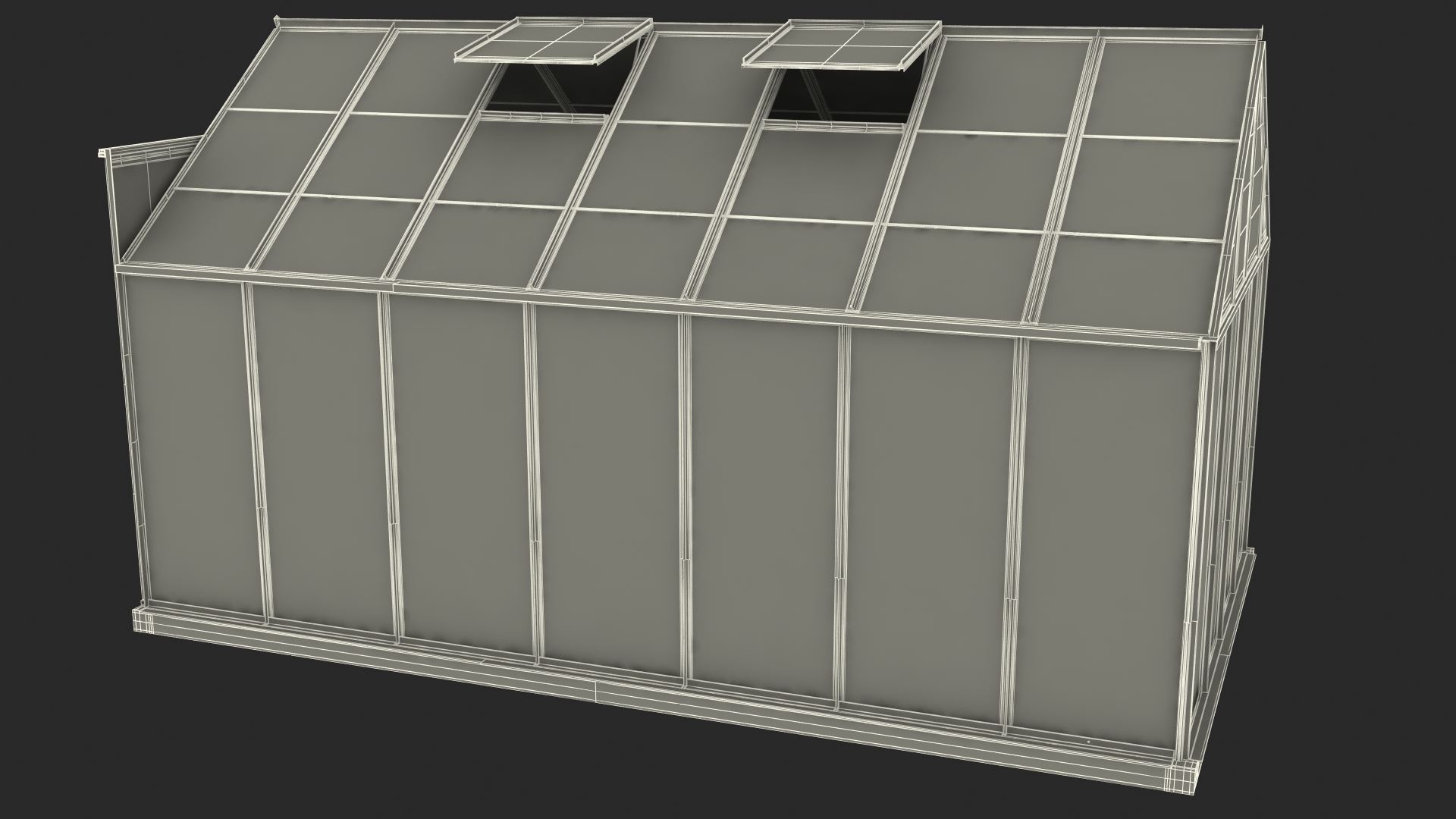 Outdoor Waterproof Aluminum Gazebo 3D model