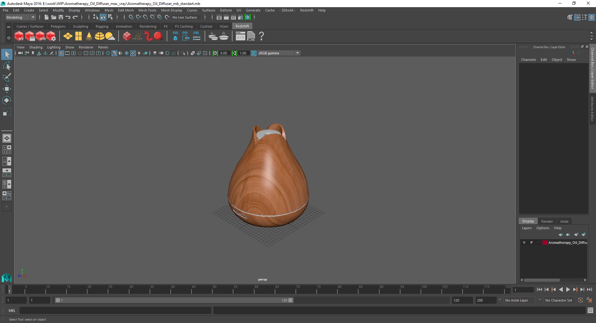 3D model Aromatherapy Oil Diffuser