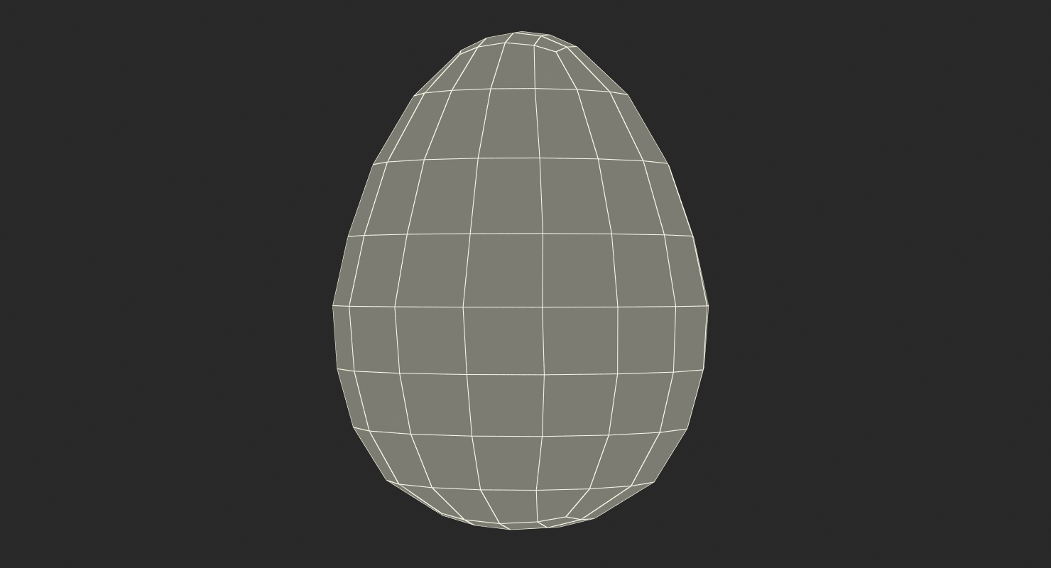 White Egg 3D model