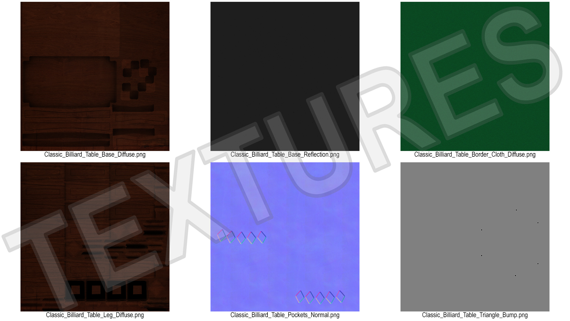 Classic Billiard Table 3D