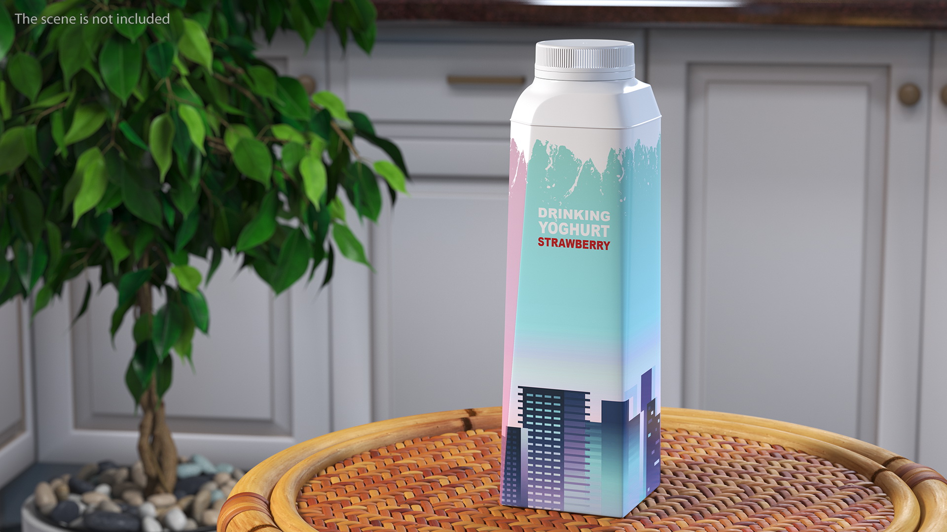 3D Tetra Top MiniV Yoghurt model
