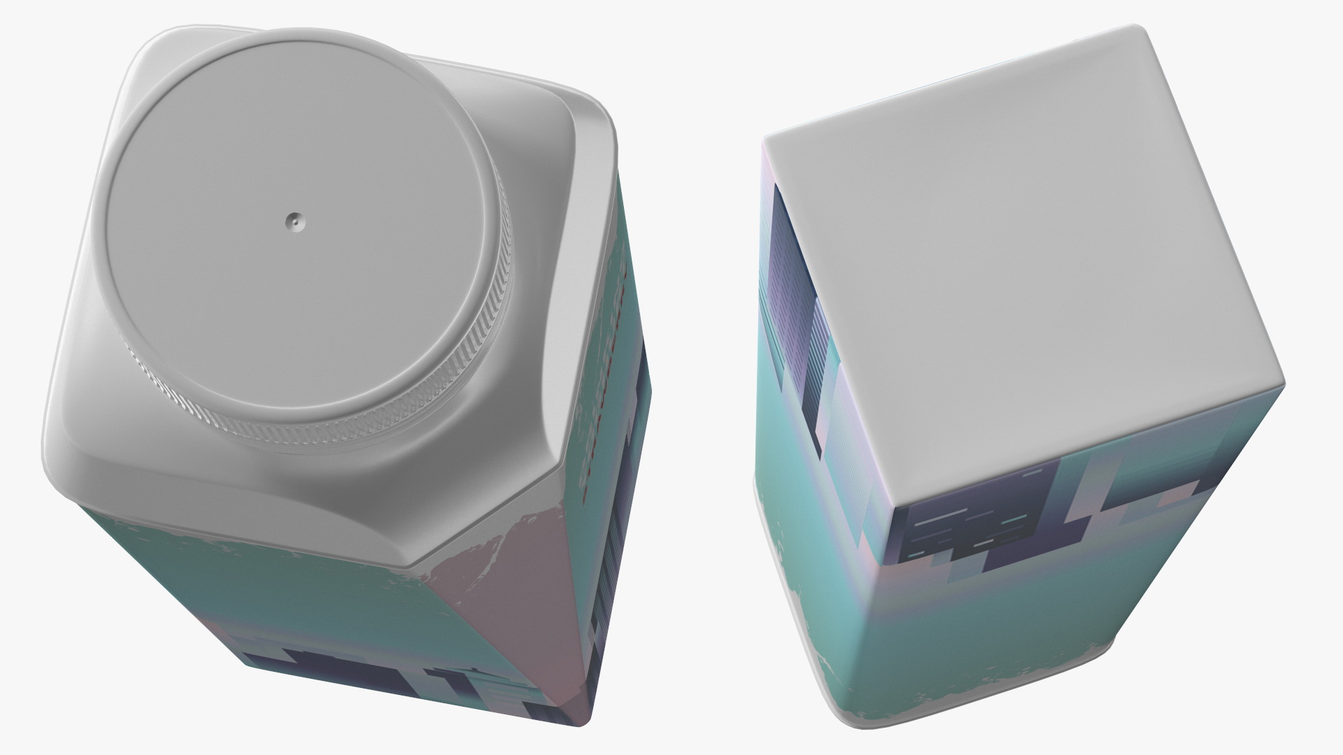 3D Tetra Top MiniV Yoghurt model