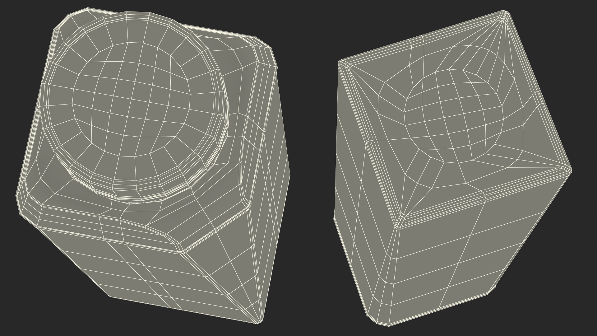 3D Tetra Top MiniV Yoghurt model