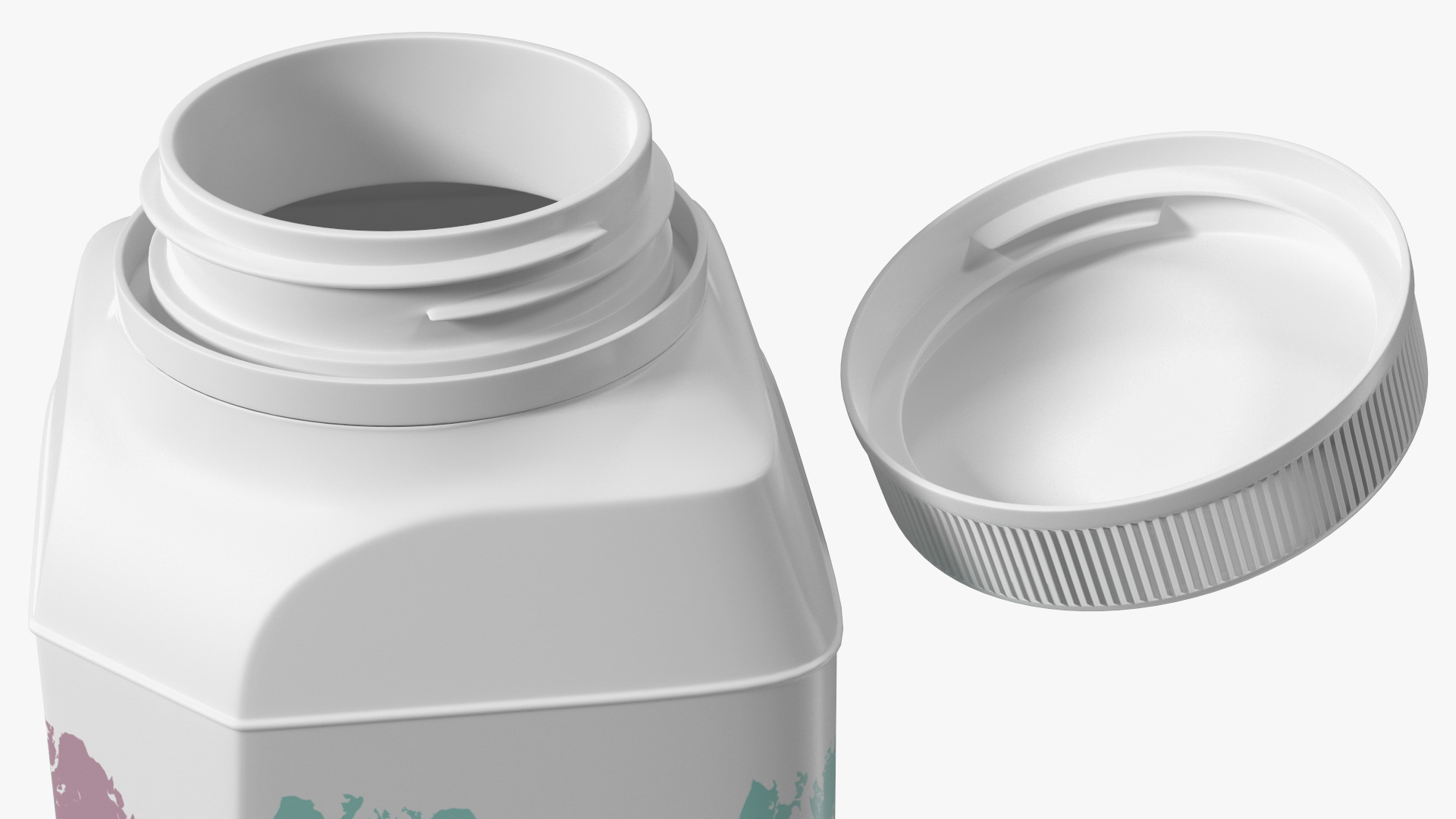 3D Tetra Top MiniV Yoghurt model