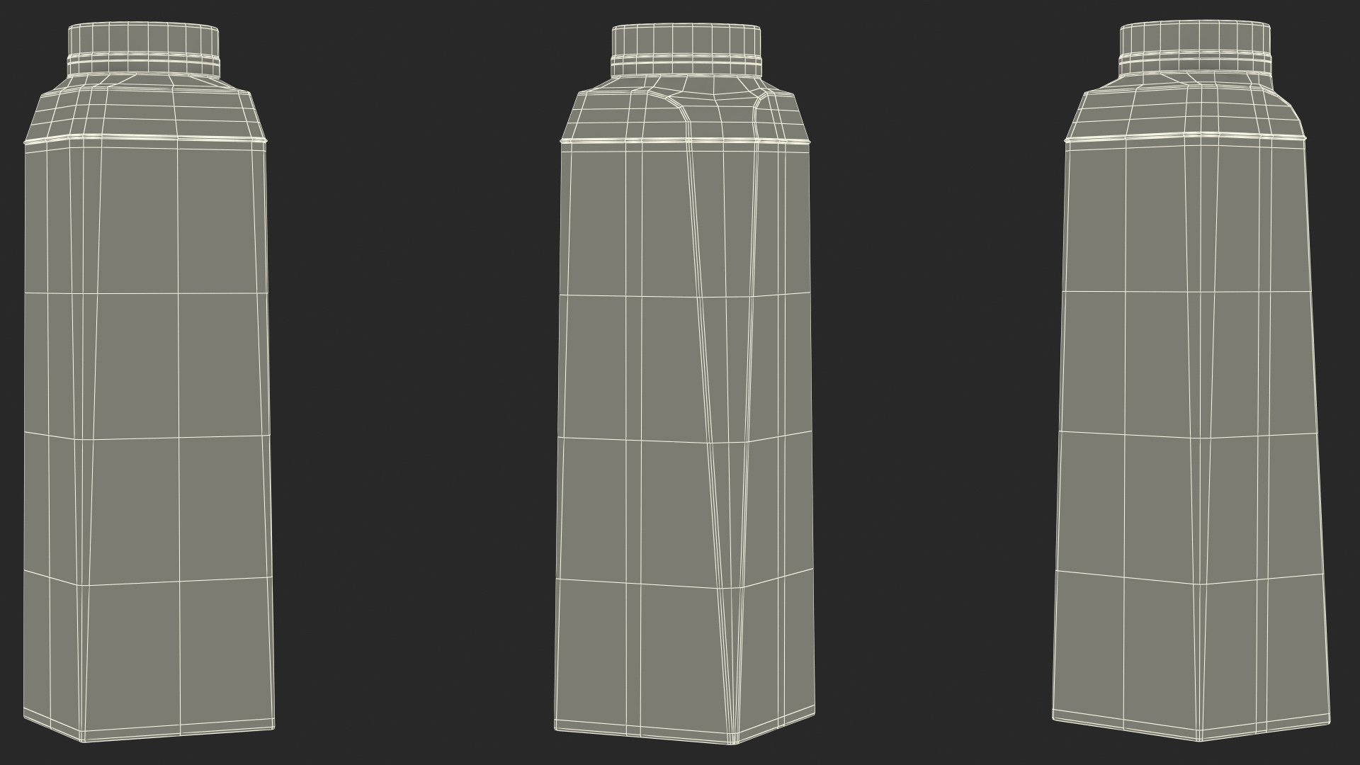 3D Tetra Top MiniV Yoghurt model