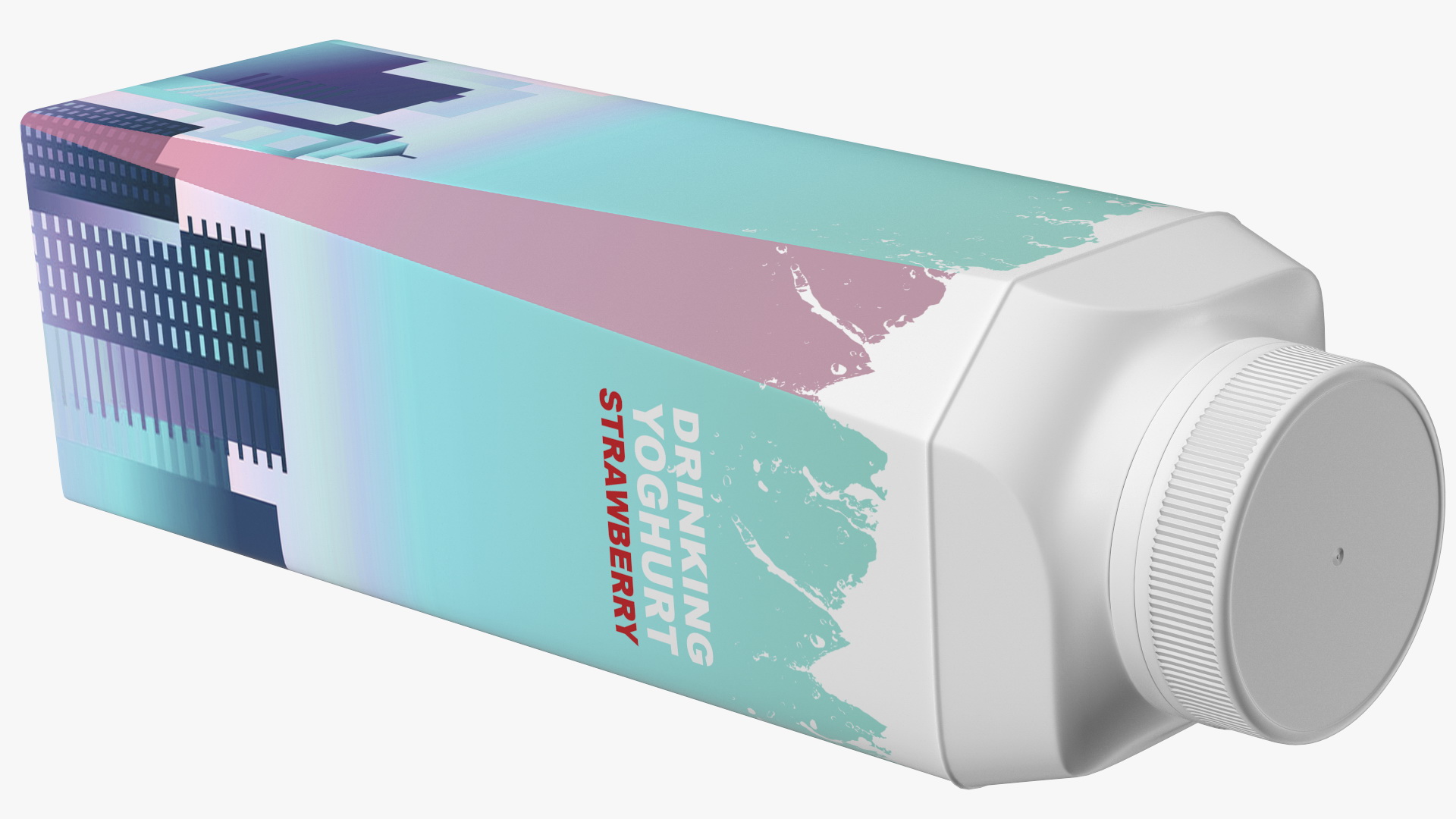 3D Tetra Top MiniV Yoghurt model