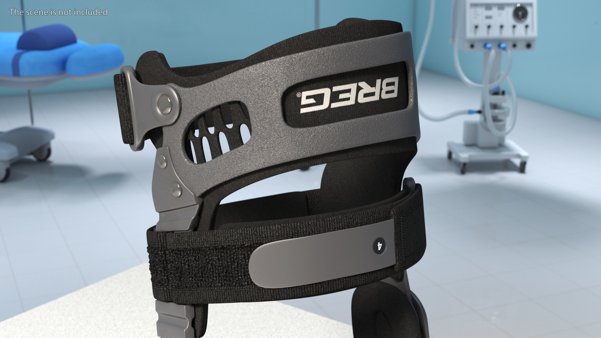 3D model BREG Knee Brace