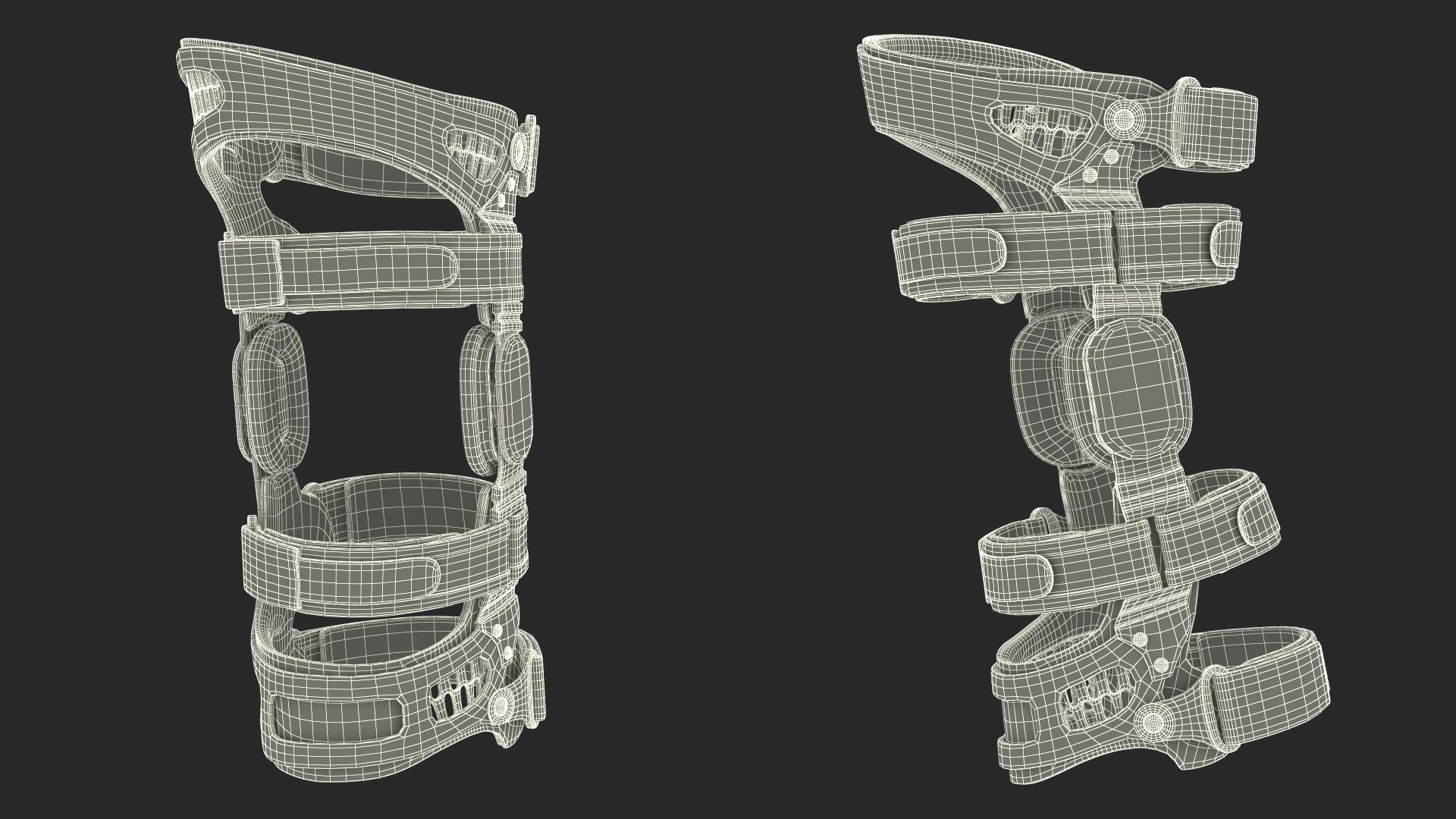 3D model BREG Knee Brace