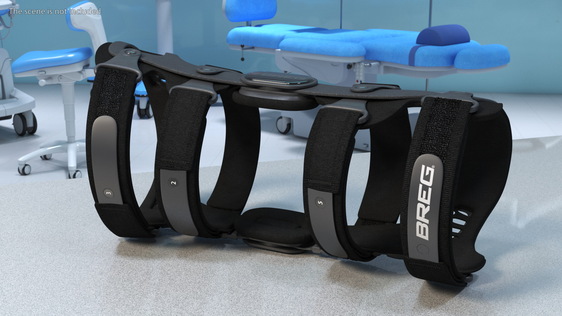 3D model BREG Knee Brace