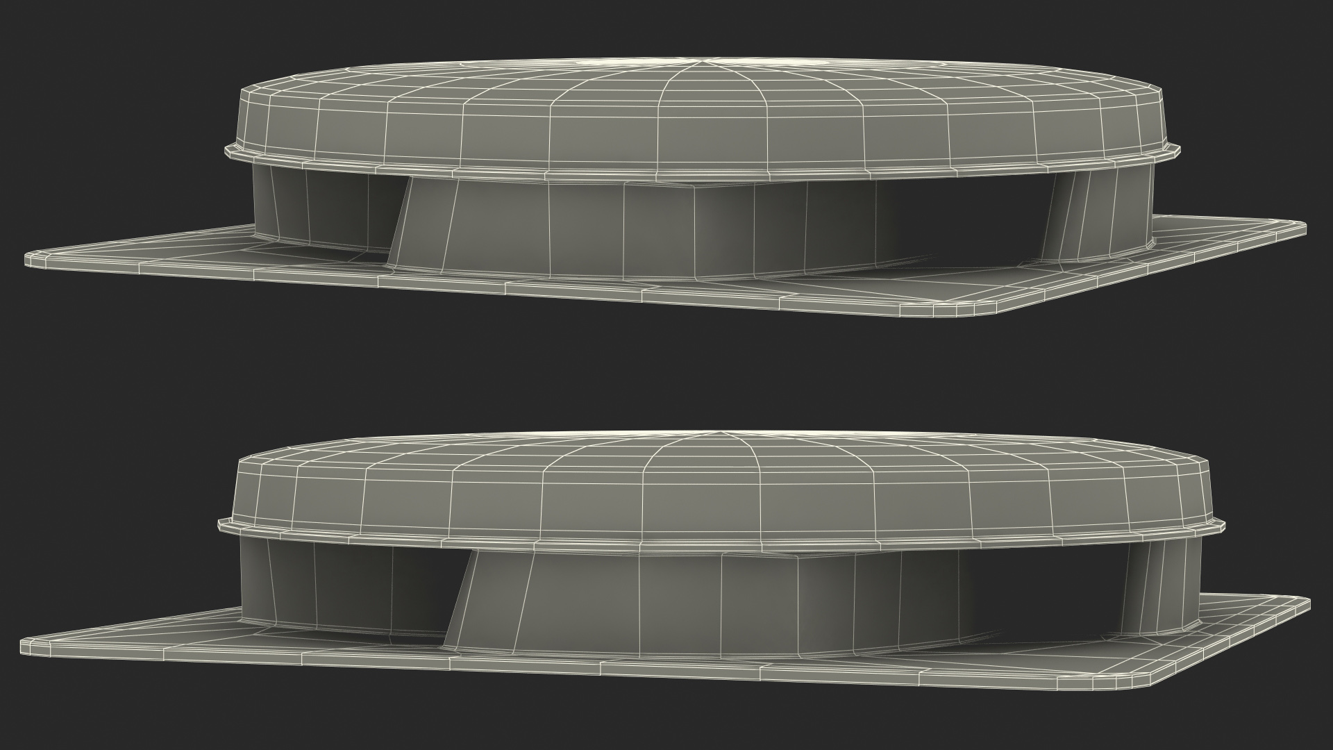 Cockroach Bait Station COMBAT 3D model