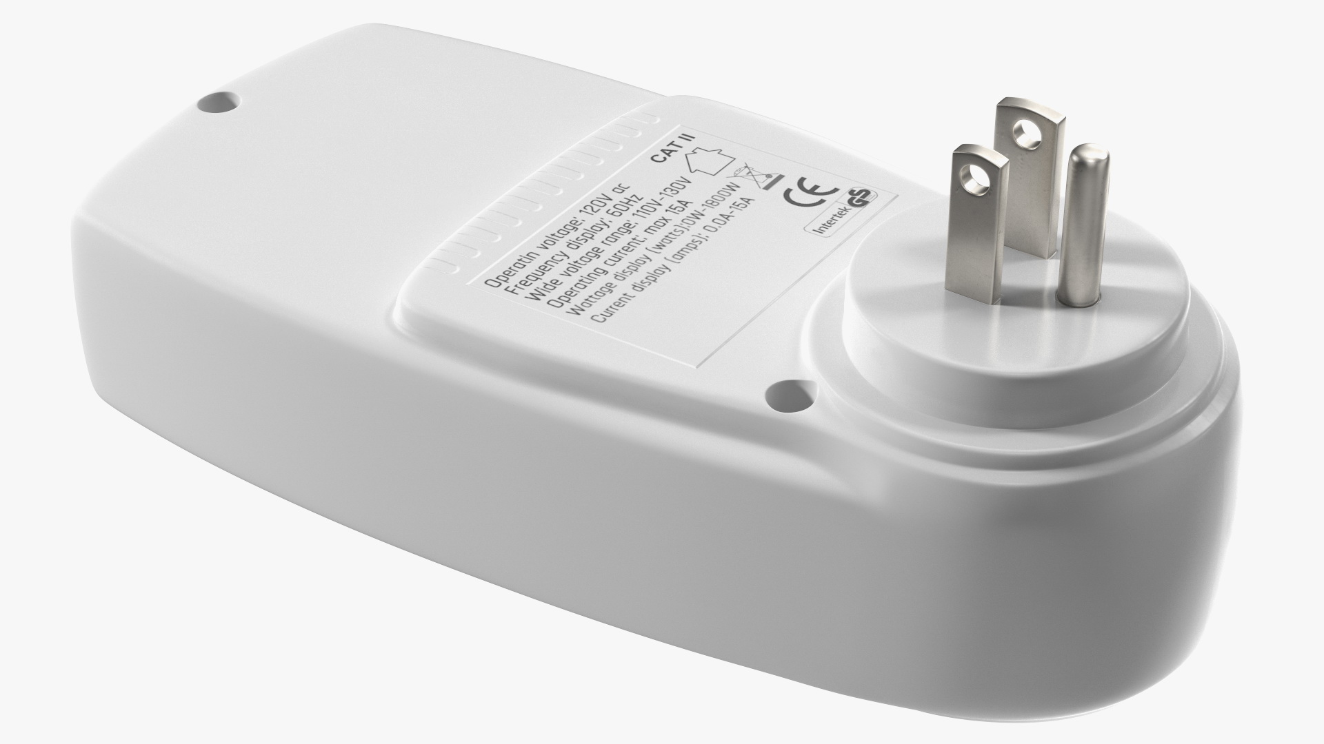Power Meter US Plug 3D model