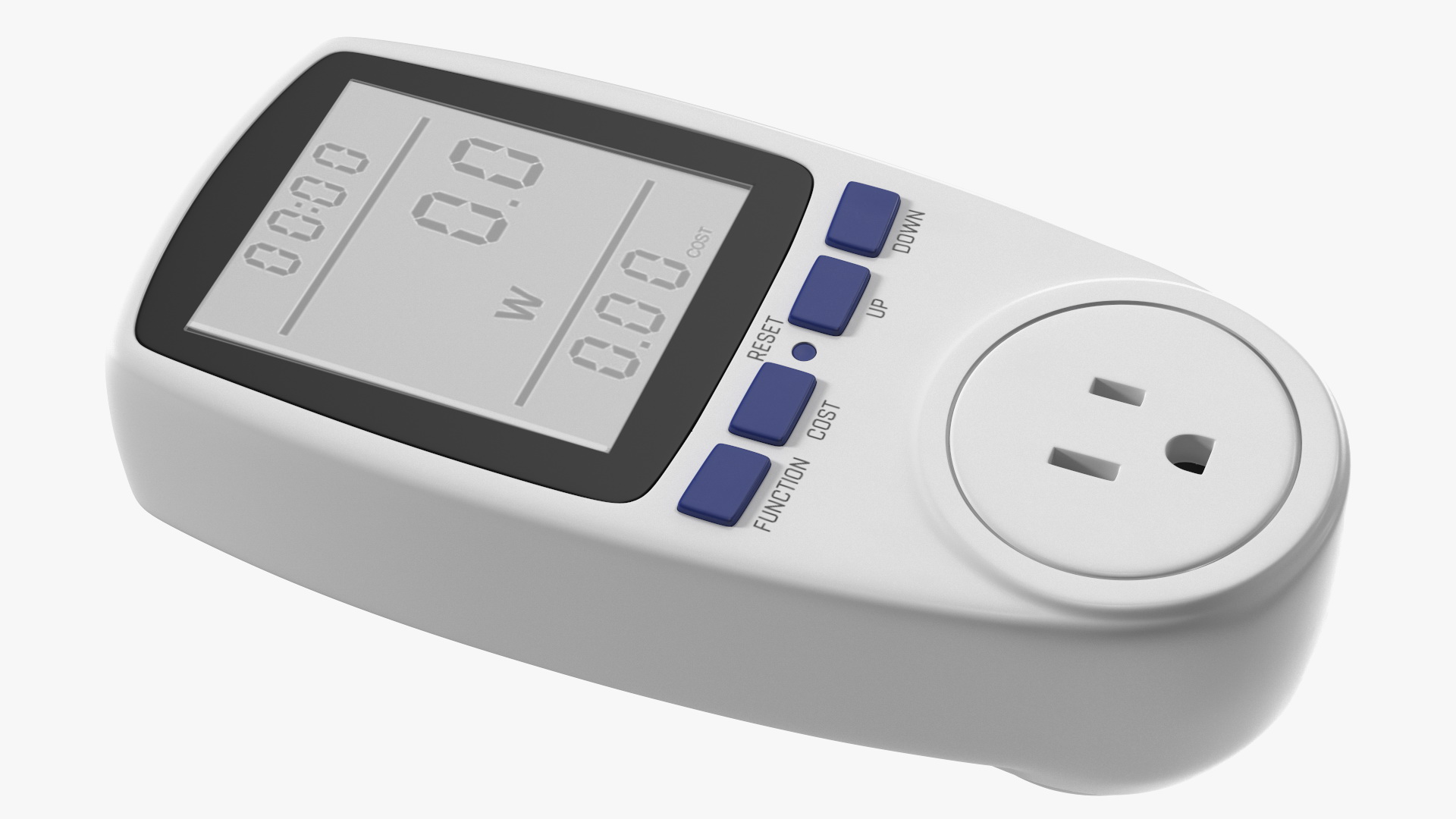 Power Meter US Plug 3D model