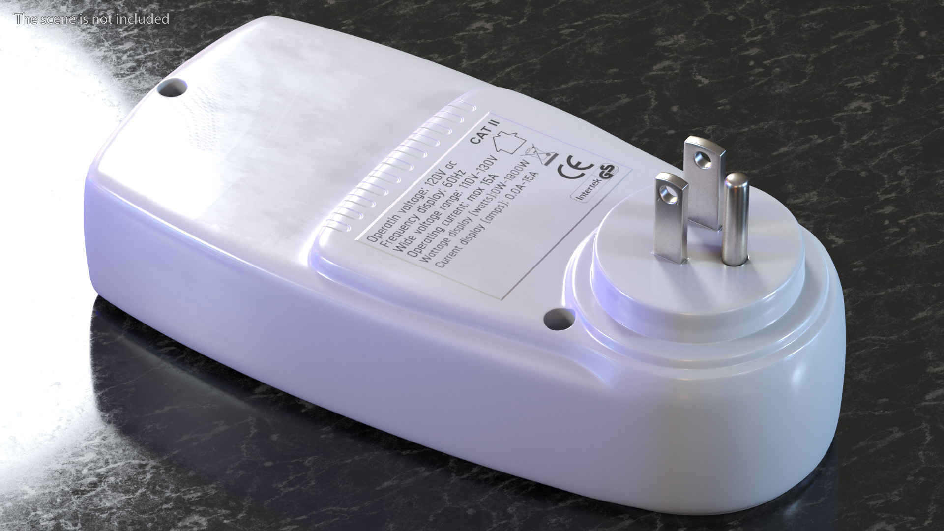 Power Meter US Plug 3D model