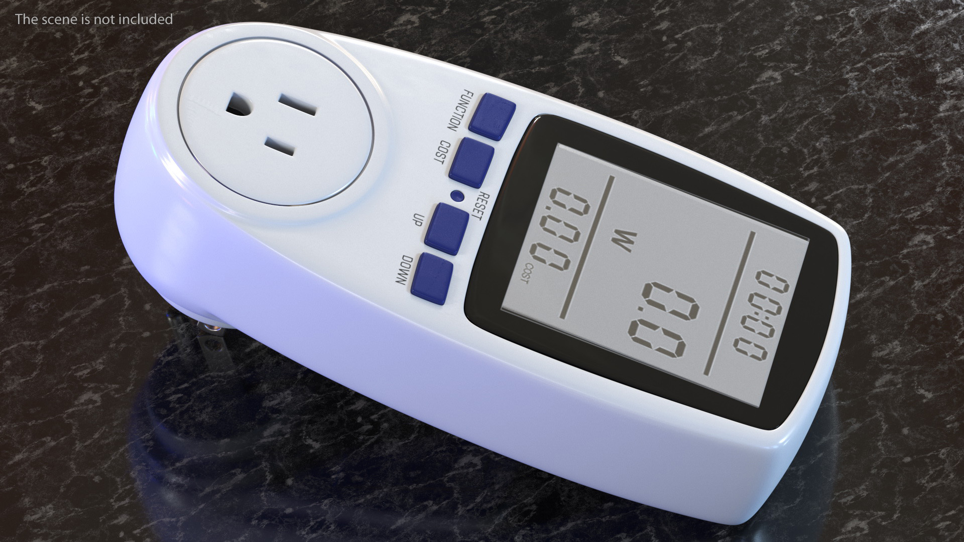 Power Meter US Plug 3D model