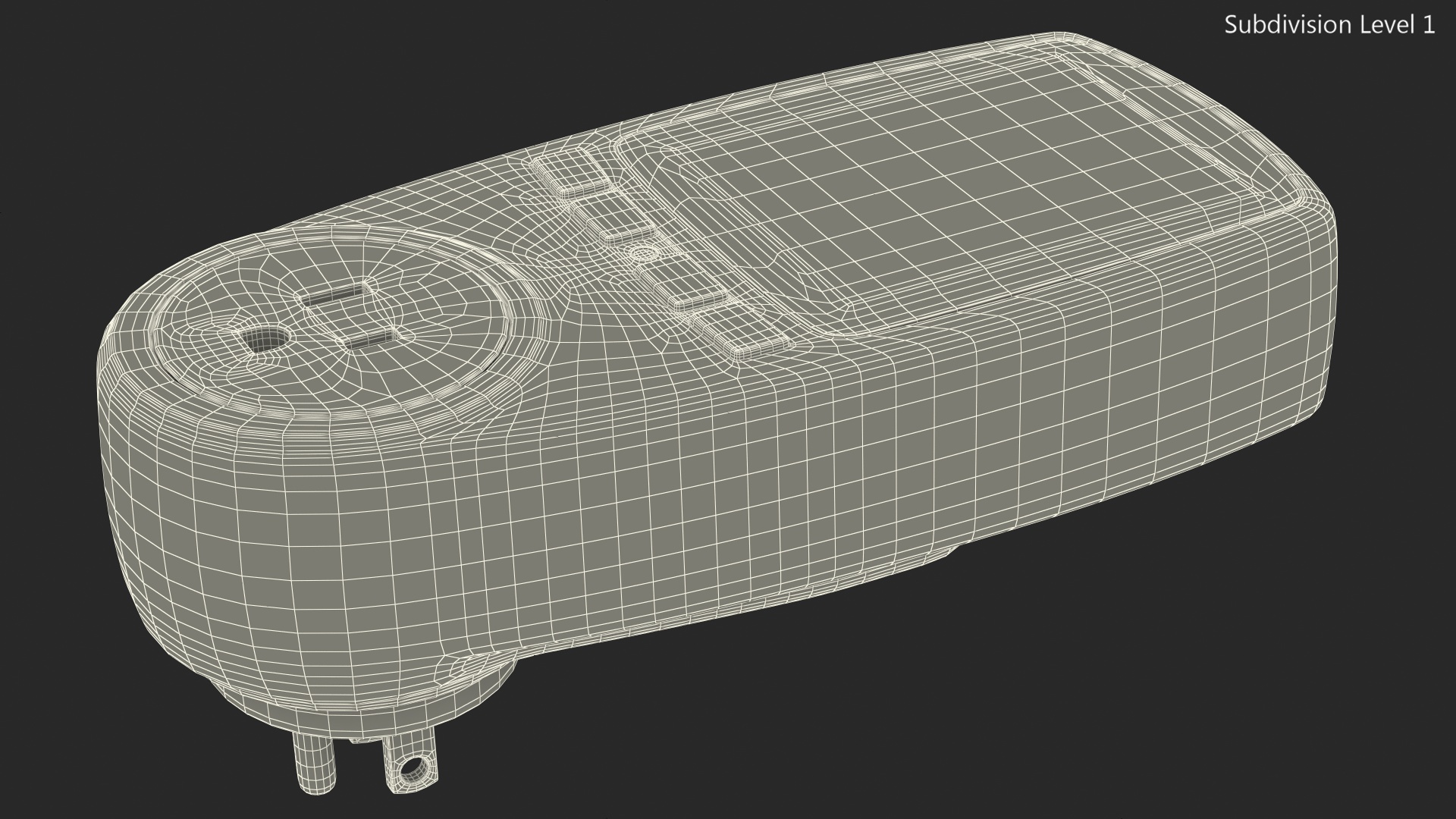 Power Meter US Plug 3D model