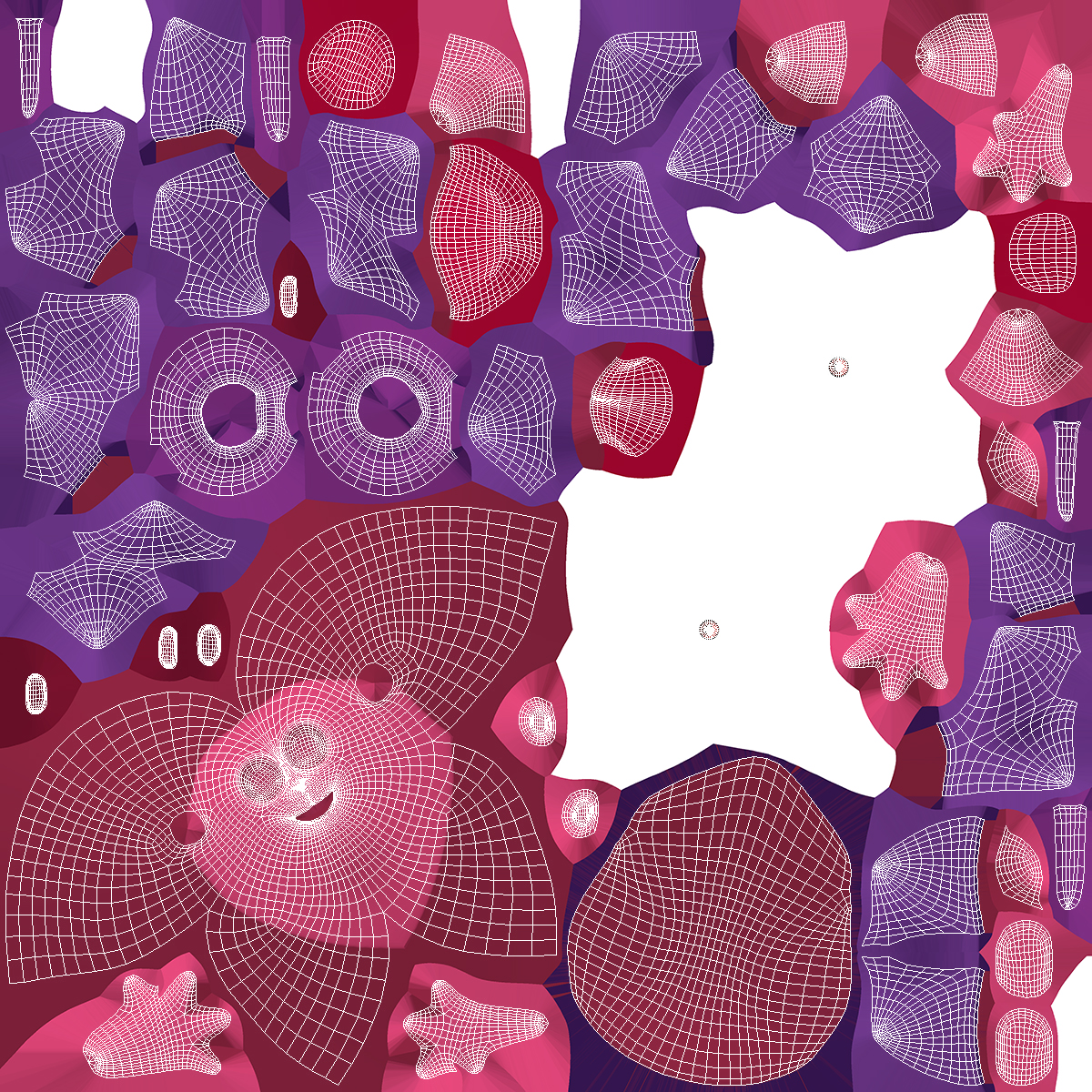 3D GoGoRiki Hedgehog Character Happy Pose model