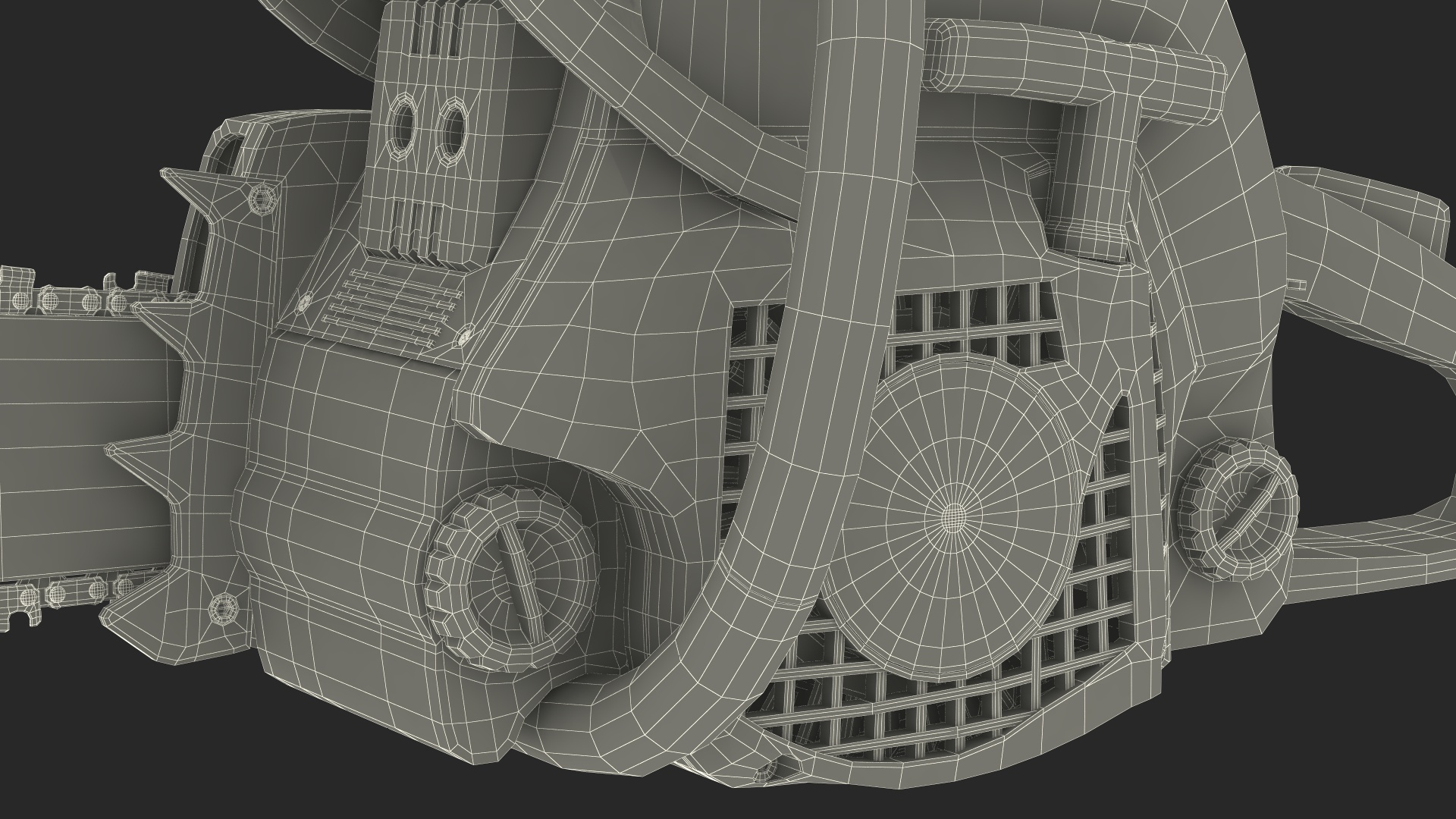 3D model Petrol Chainsaw