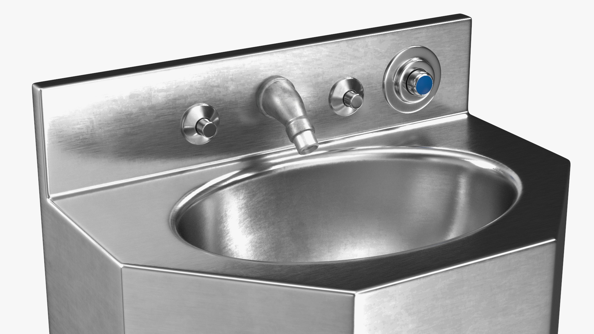 3D Stainless Steel Commode Toilet Basin Combination model
