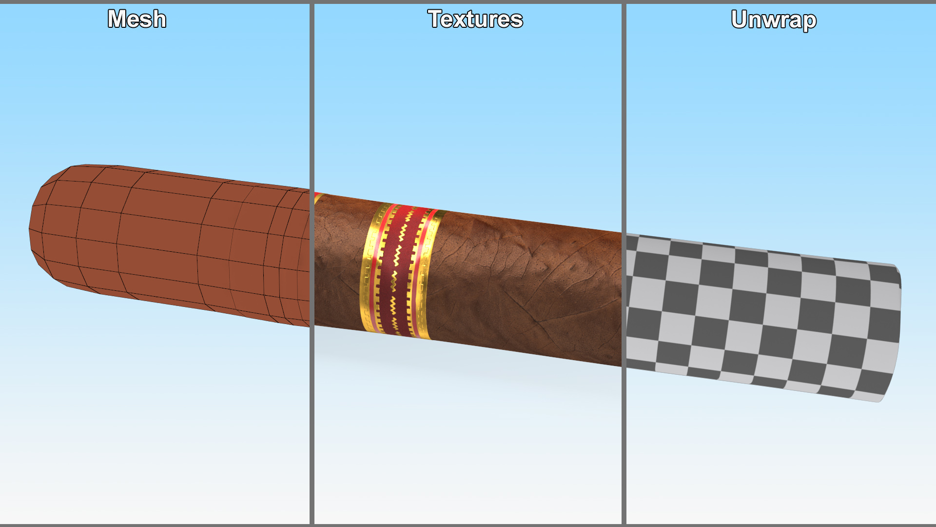 3D model Churchill Cigar