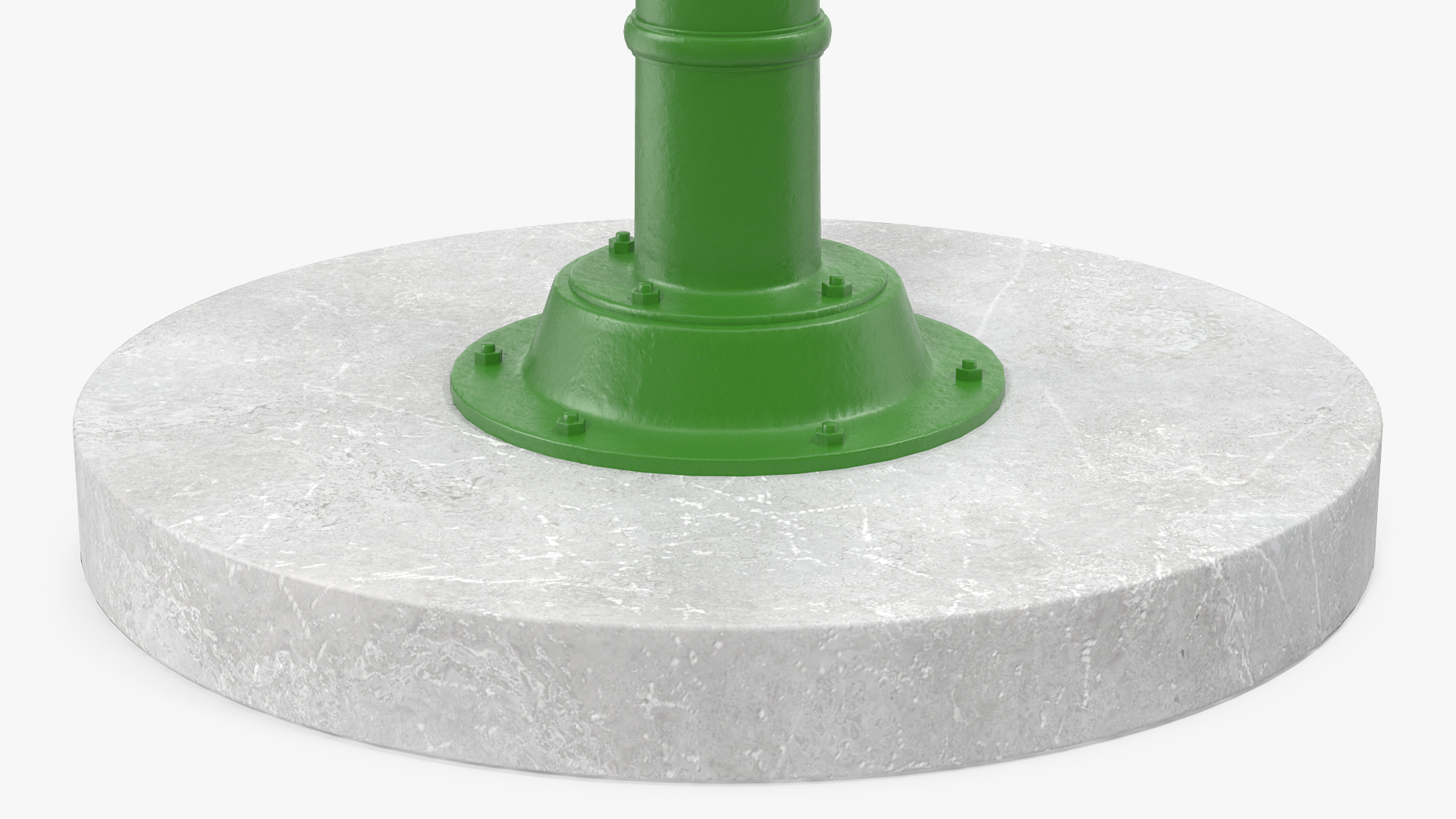 Restored Vintage Hand Water Pump Rigged 3D model