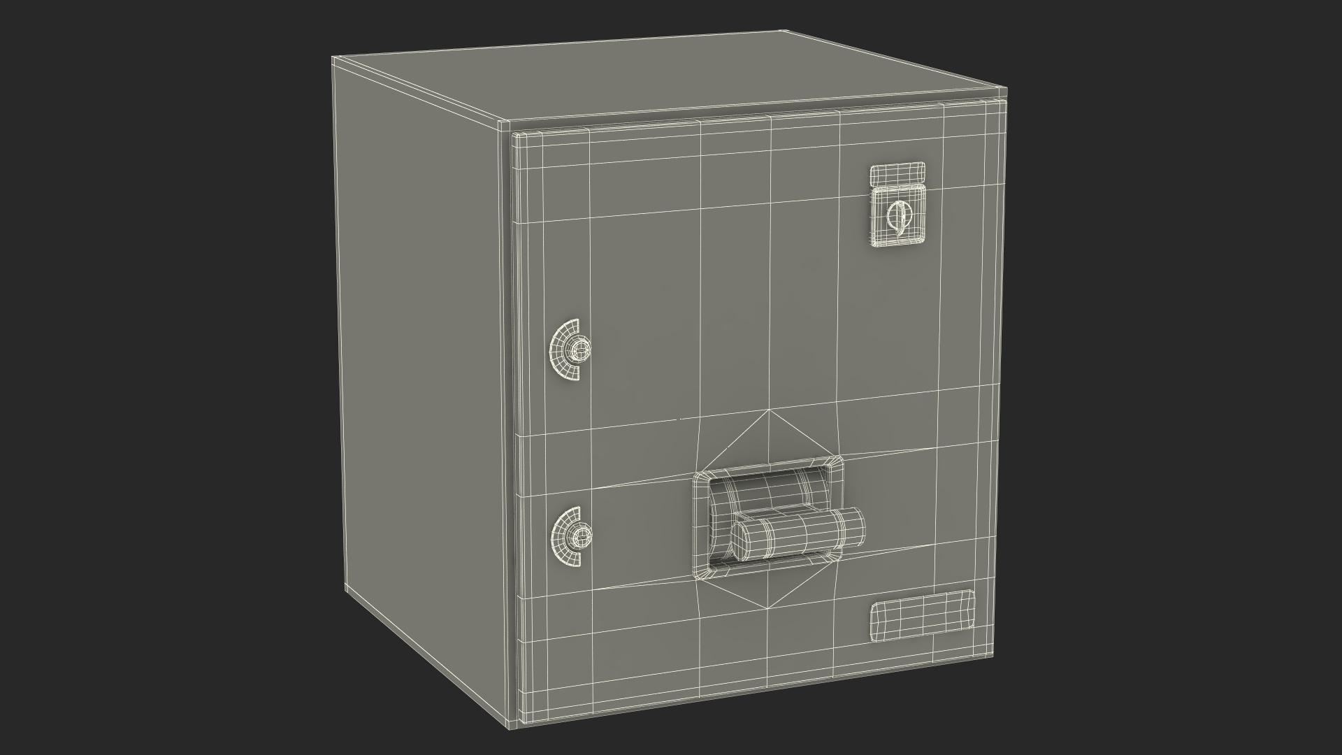 Industrial Compressor Control Unit 3D model