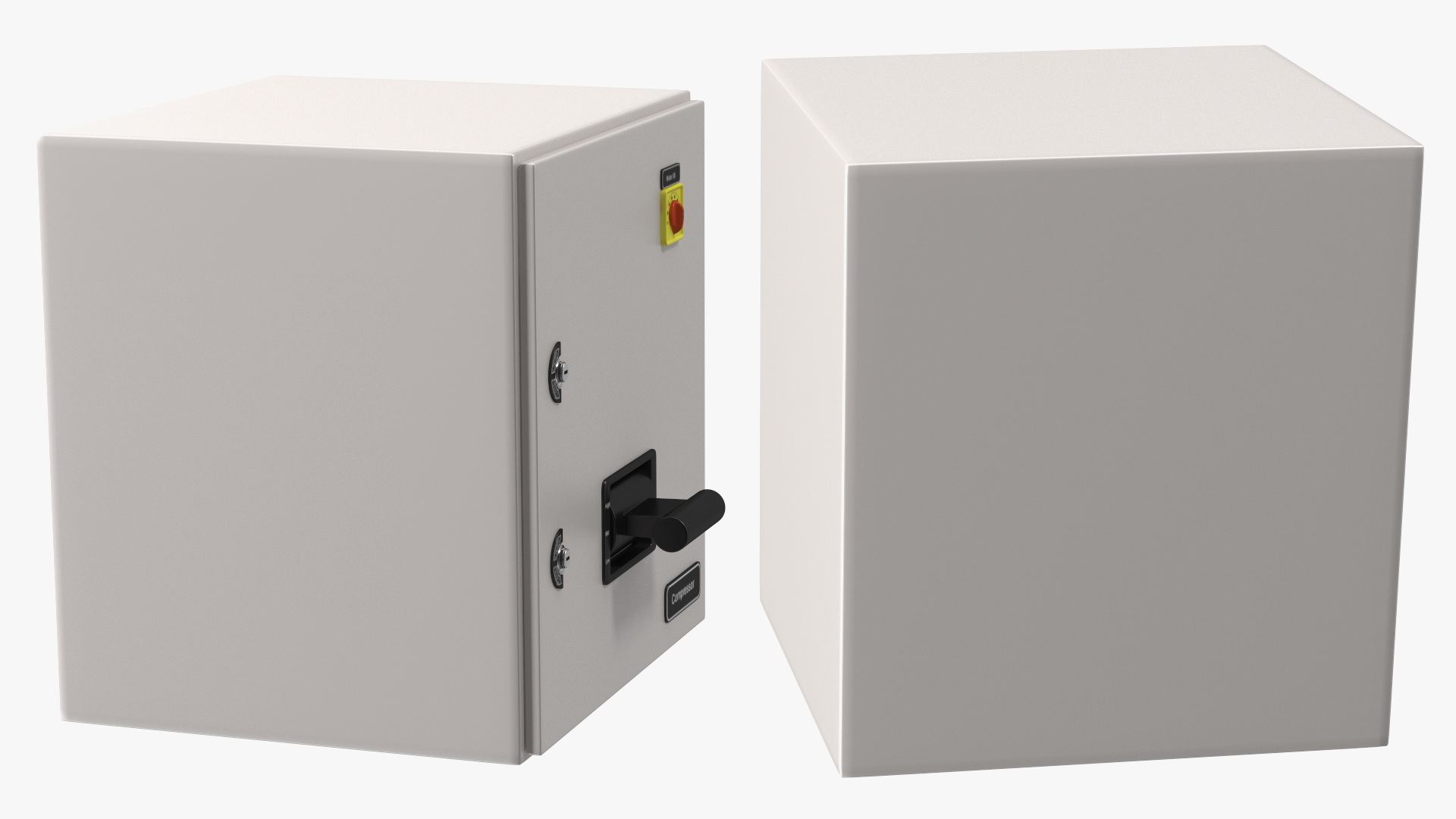 Industrial Compressor Control Unit 3D model