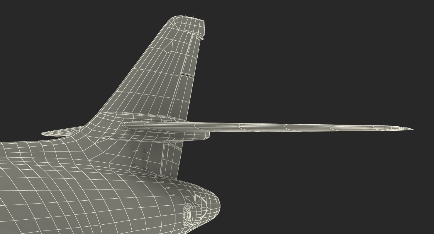 3D Strategic Bomber Rockwell B 1 Lancer Rigged model