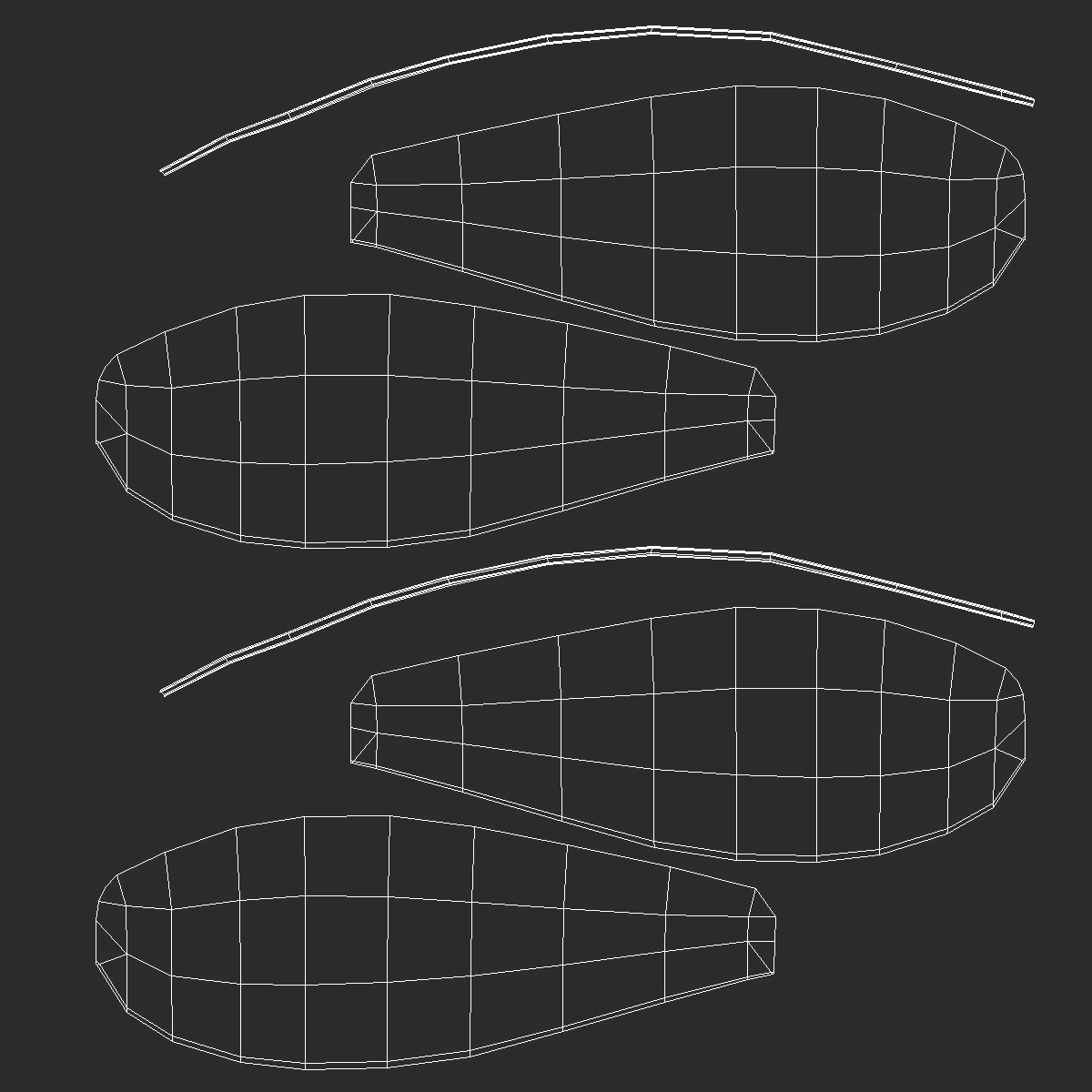 Black Frame Polarized Cycling Sunglasses Folded 3D