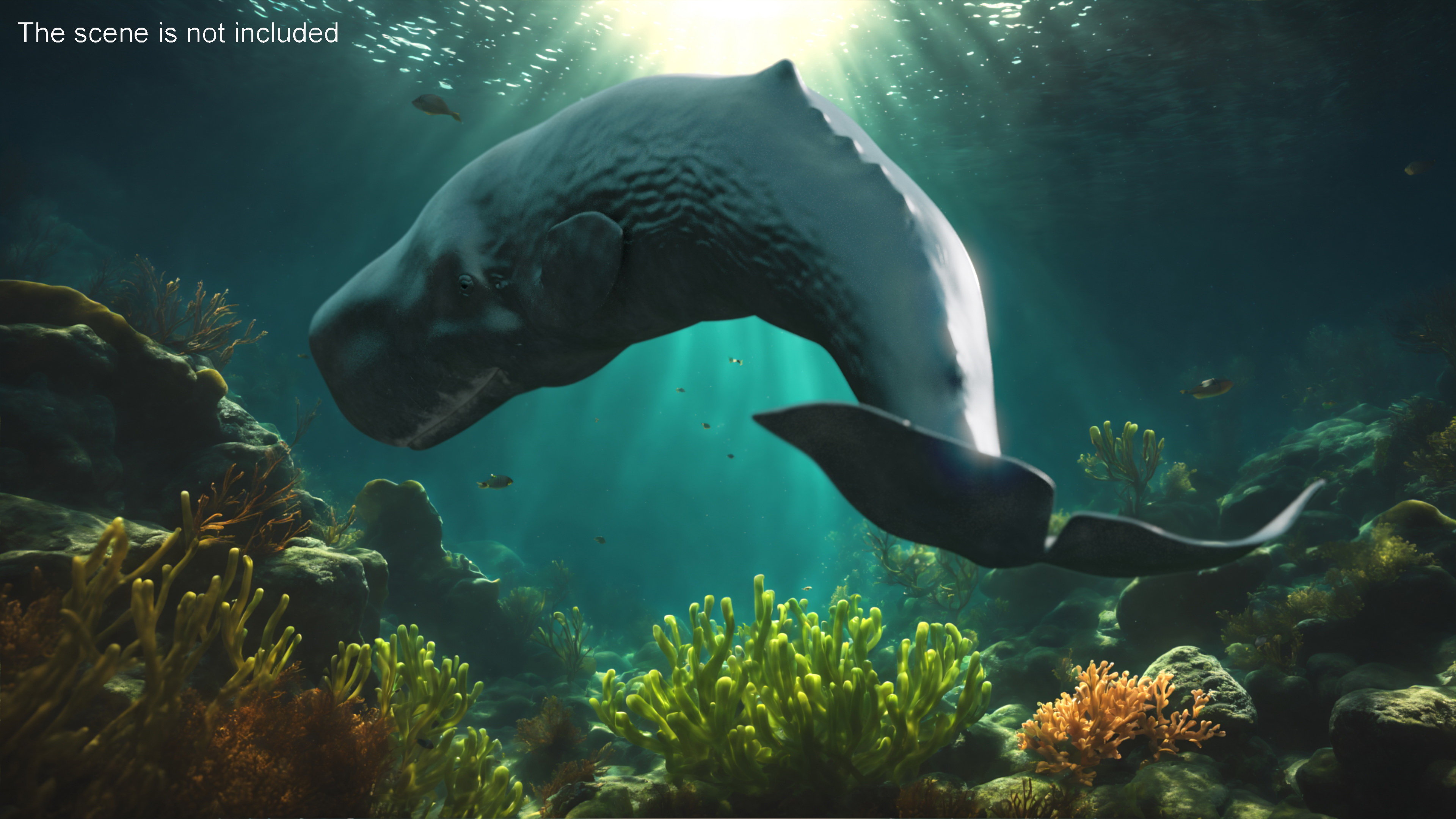 Cachalot Rigged for Cinema 4D 3D model