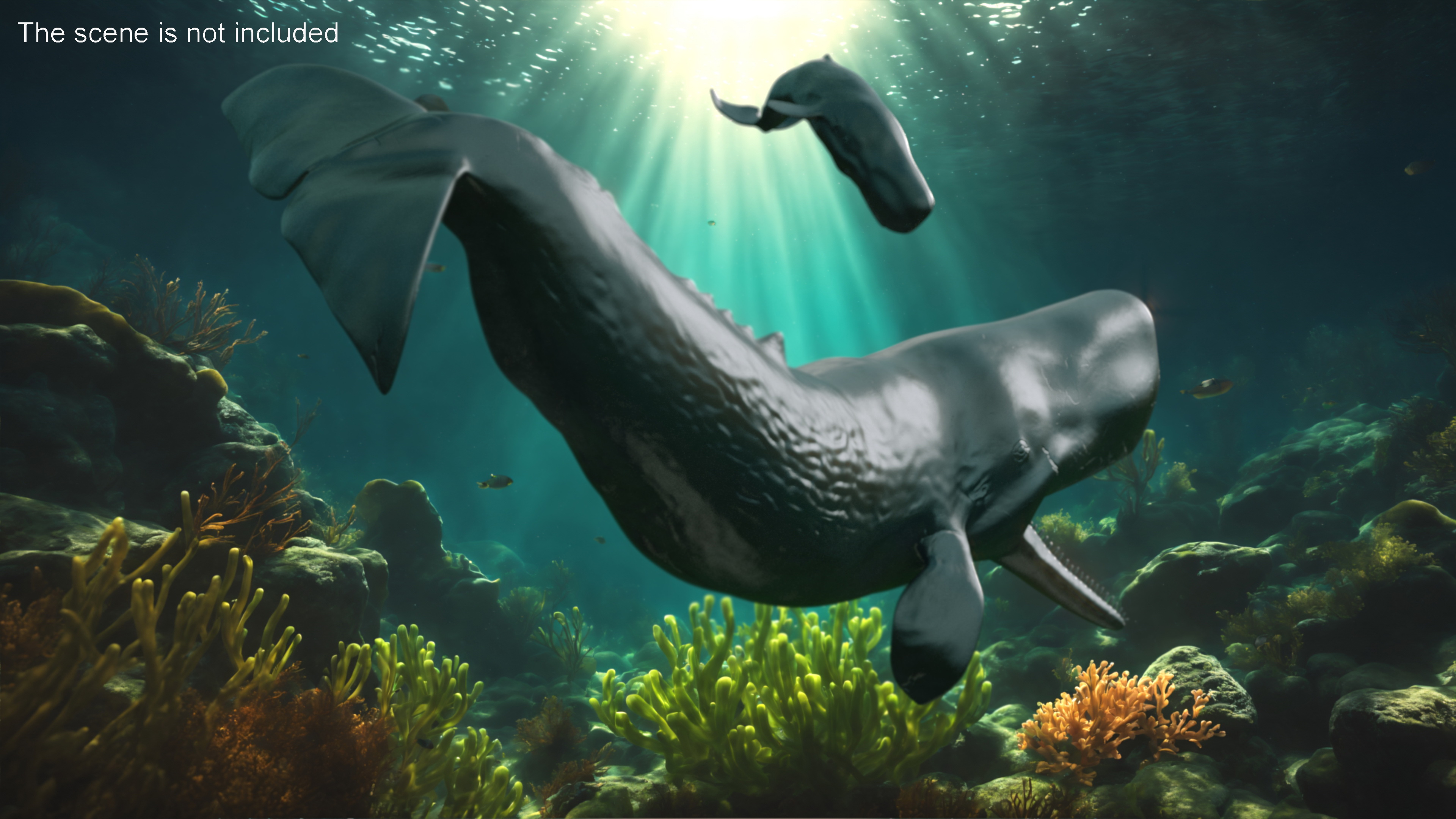 Cachalot Rigged for Cinema 4D 3D model