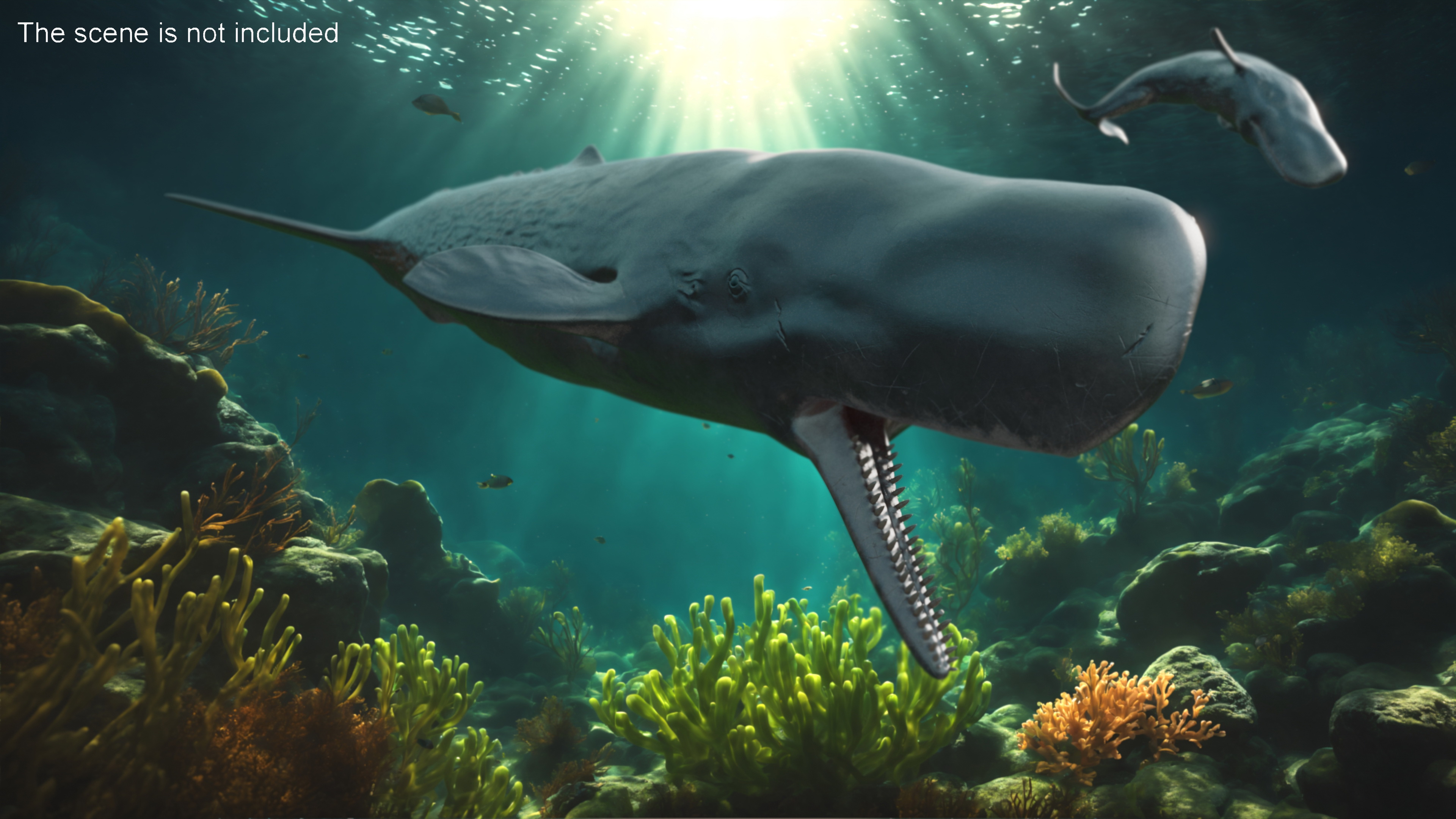 Cachalot Rigged for Cinema 4D 3D model