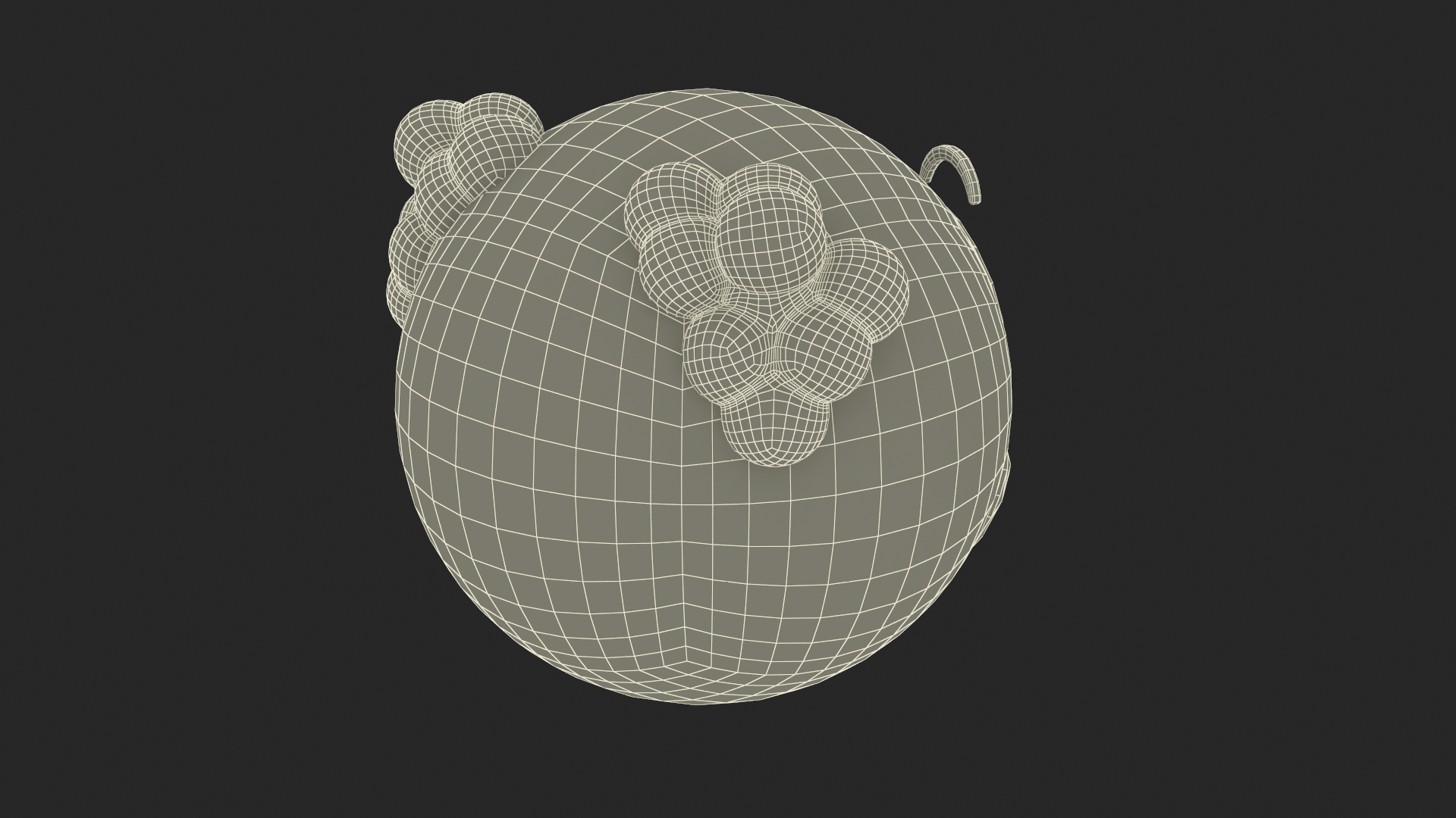 3D Emoji Clown Face