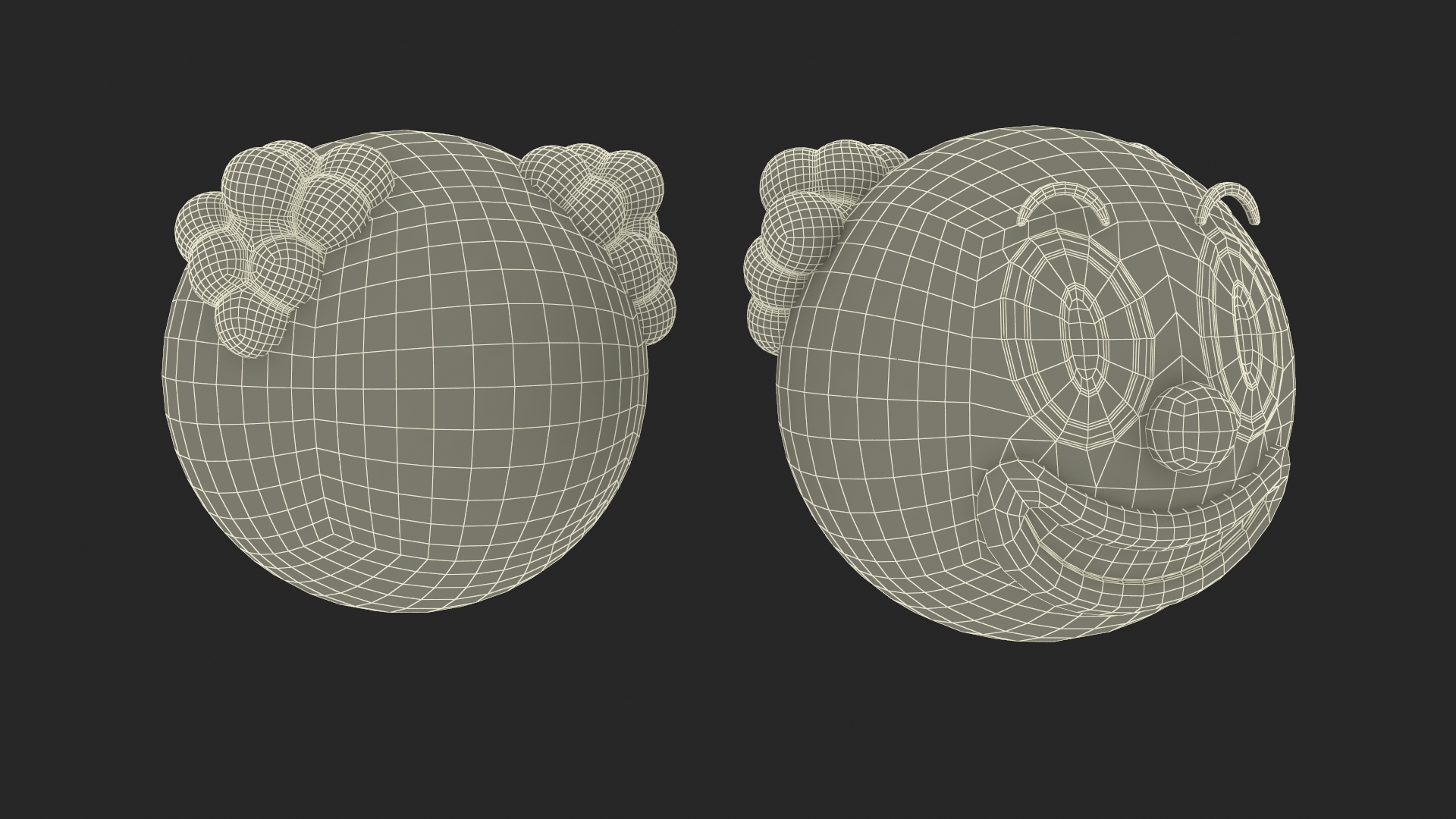 3D Emoji Clown Face