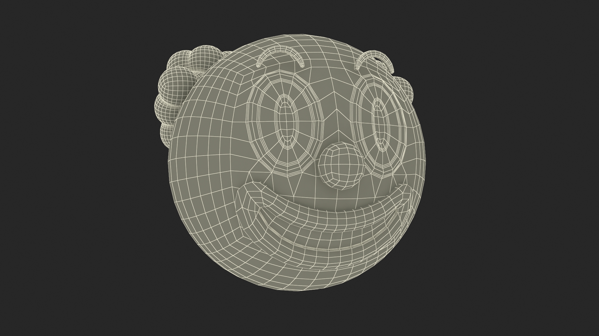 3D Emoji Clown Face