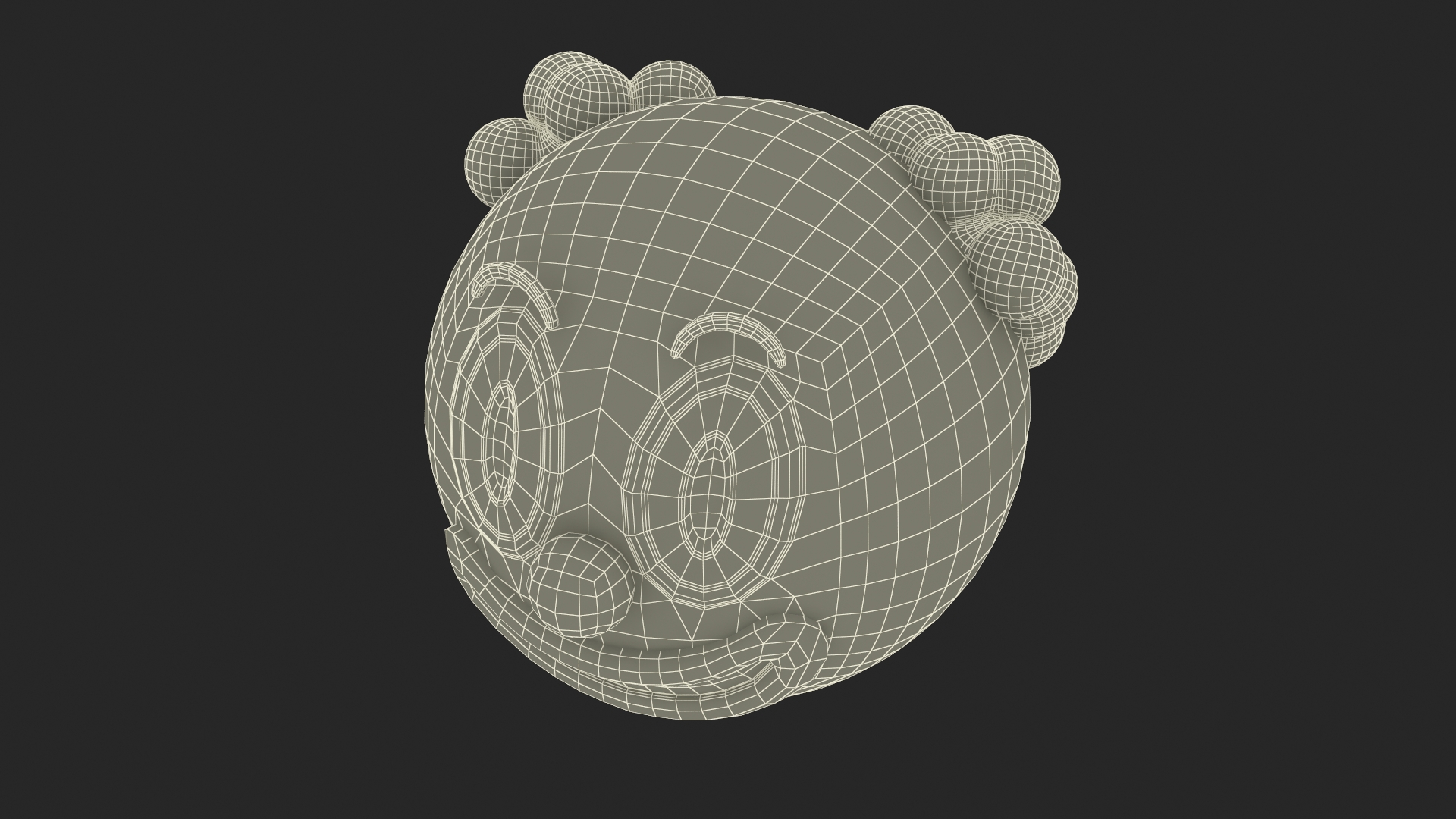 3D Emoji Clown Face