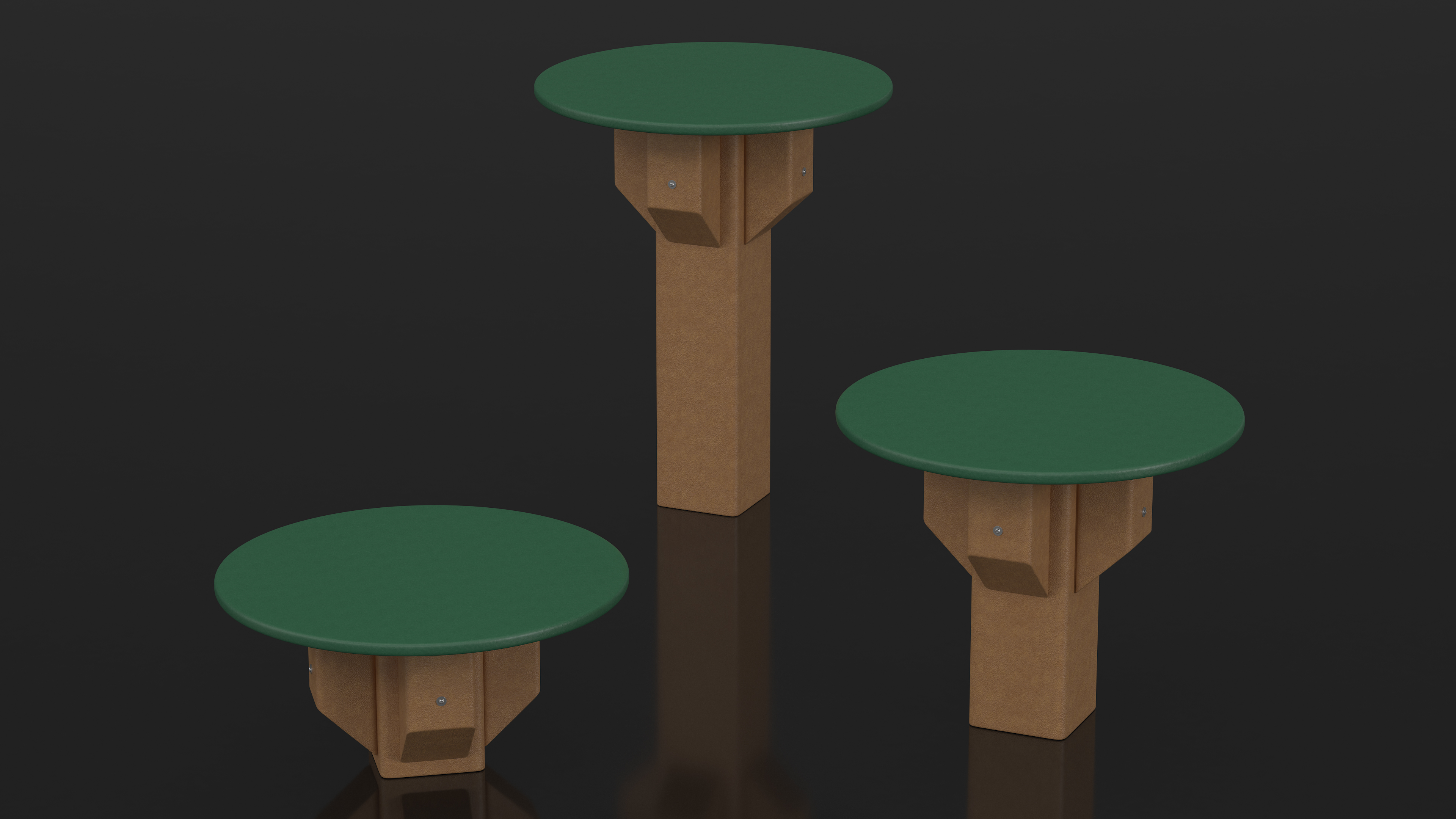 Jump Islands for Dog Training Park 3D model