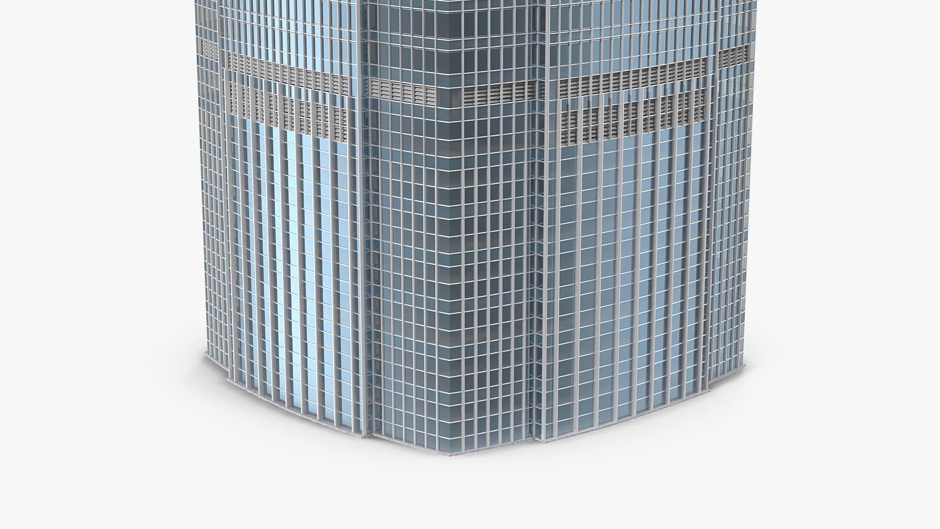 3D Hong Kong International Finance Centre model