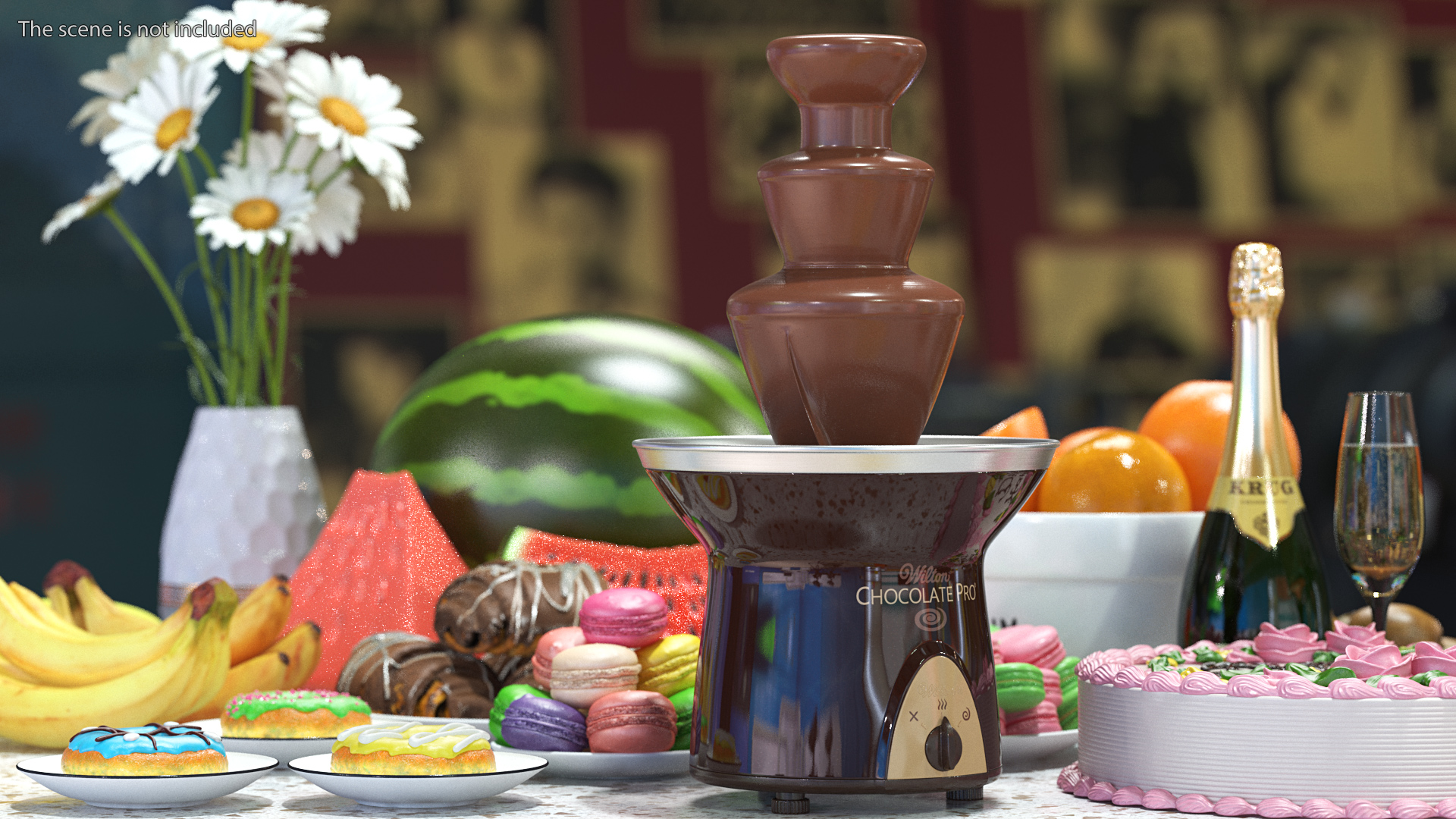 3D Chocolate Fountain Wilton Pro 3 Tier