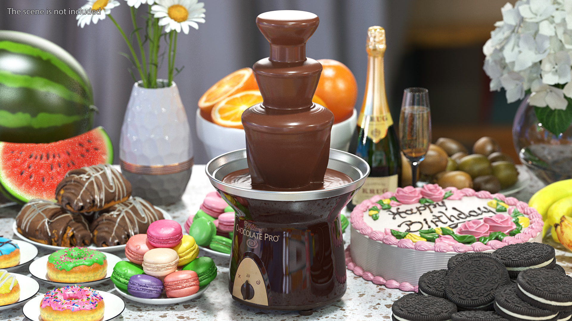 3D Chocolate Fountain Wilton Pro 3 Tier
