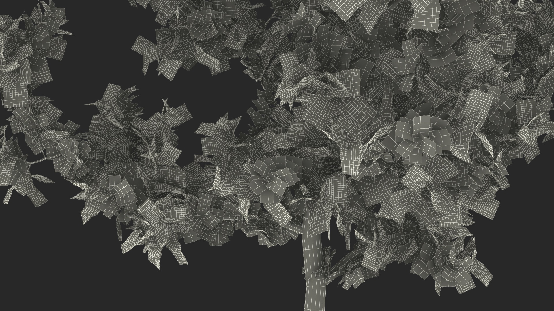 Young White Oak Autumn 3D