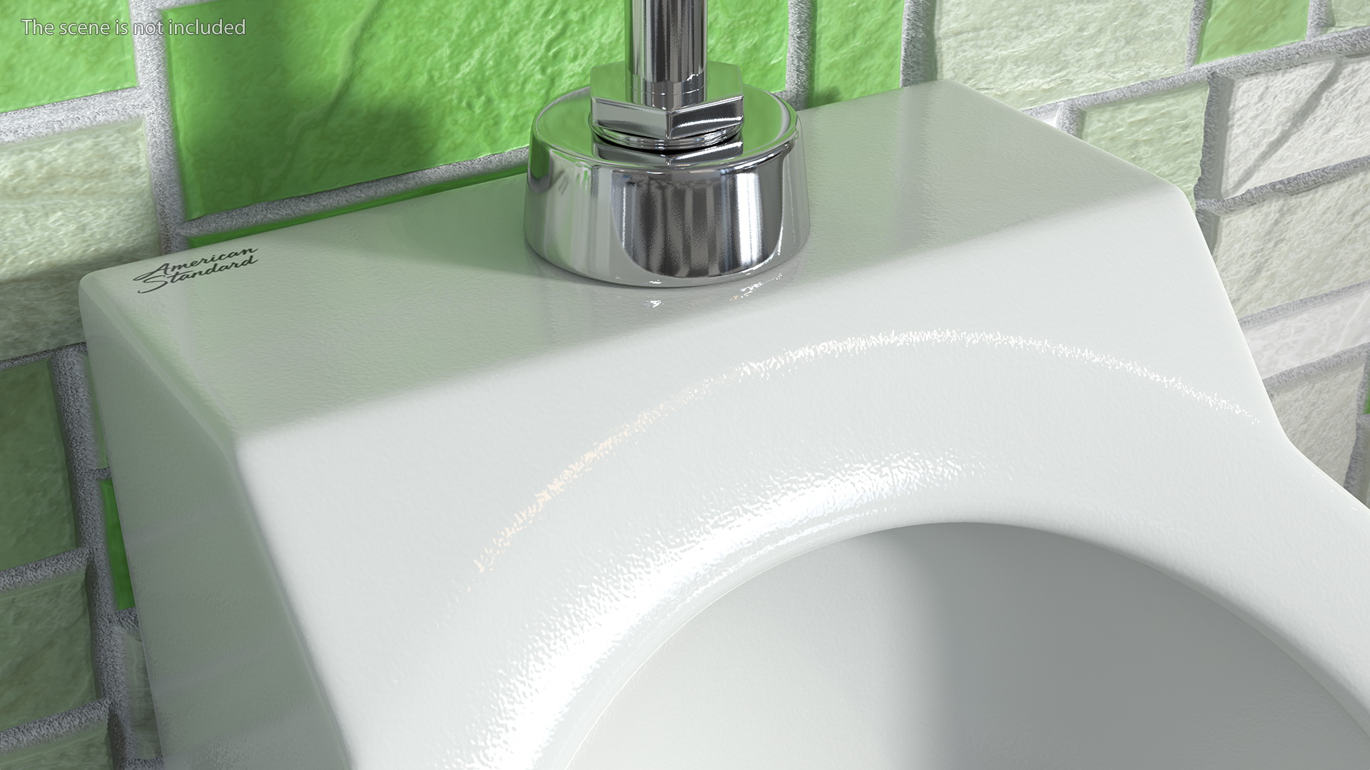 American Standard Decorum Wall Hung Urinal 3D