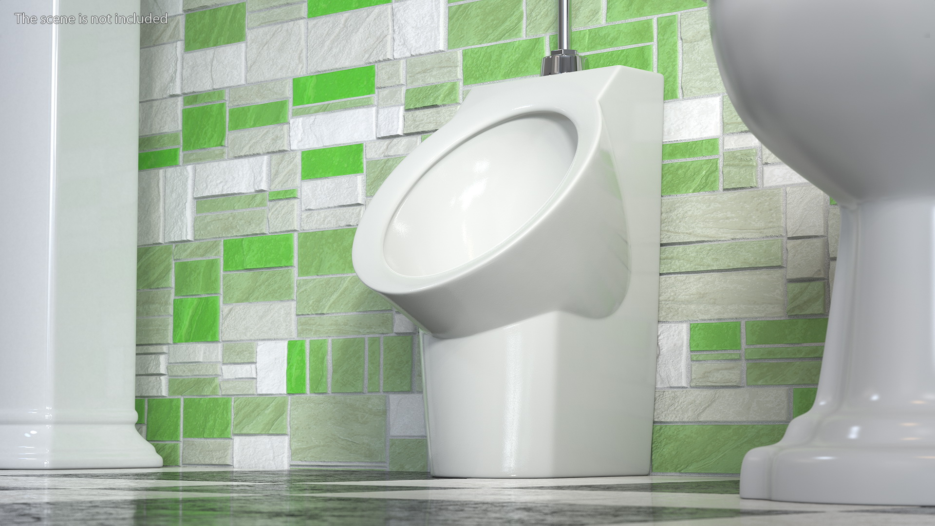 American Standard Decorum Wall Hung Urinal 3D