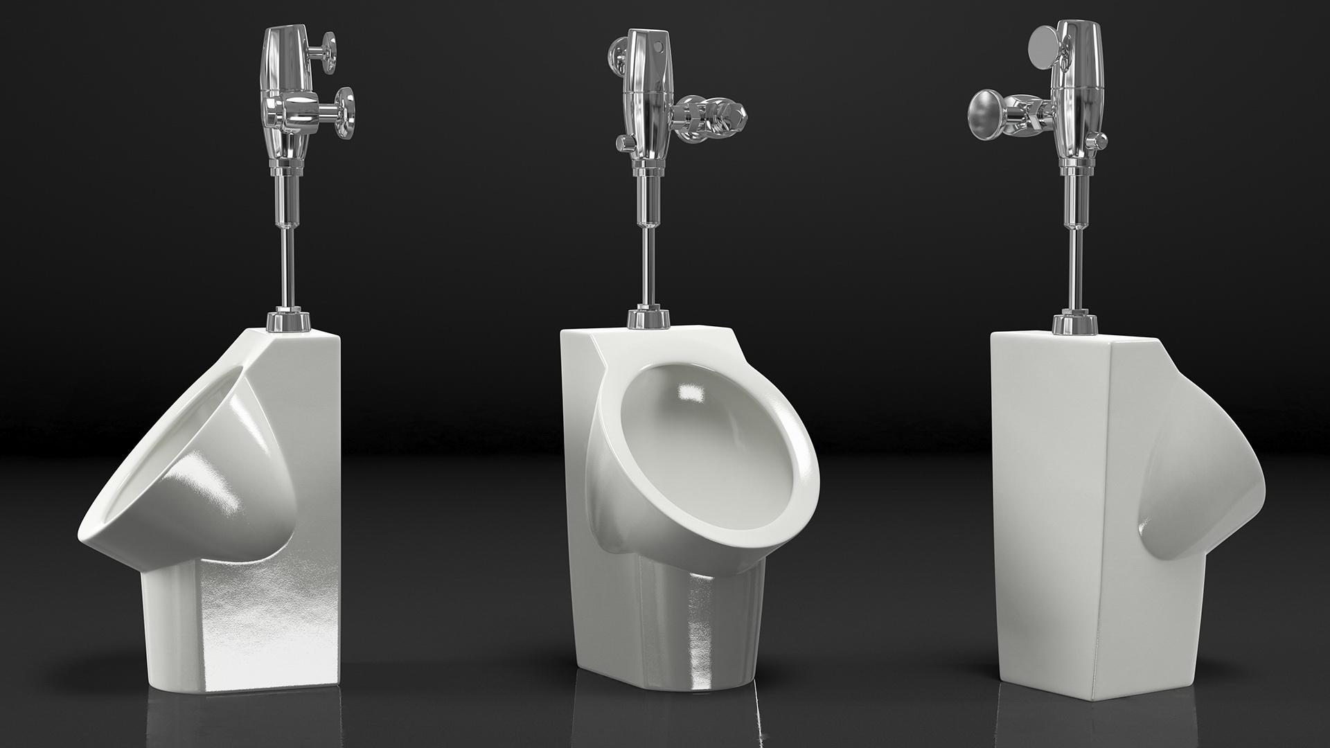 American Standard Decorum Wall Hung Urinal 3D