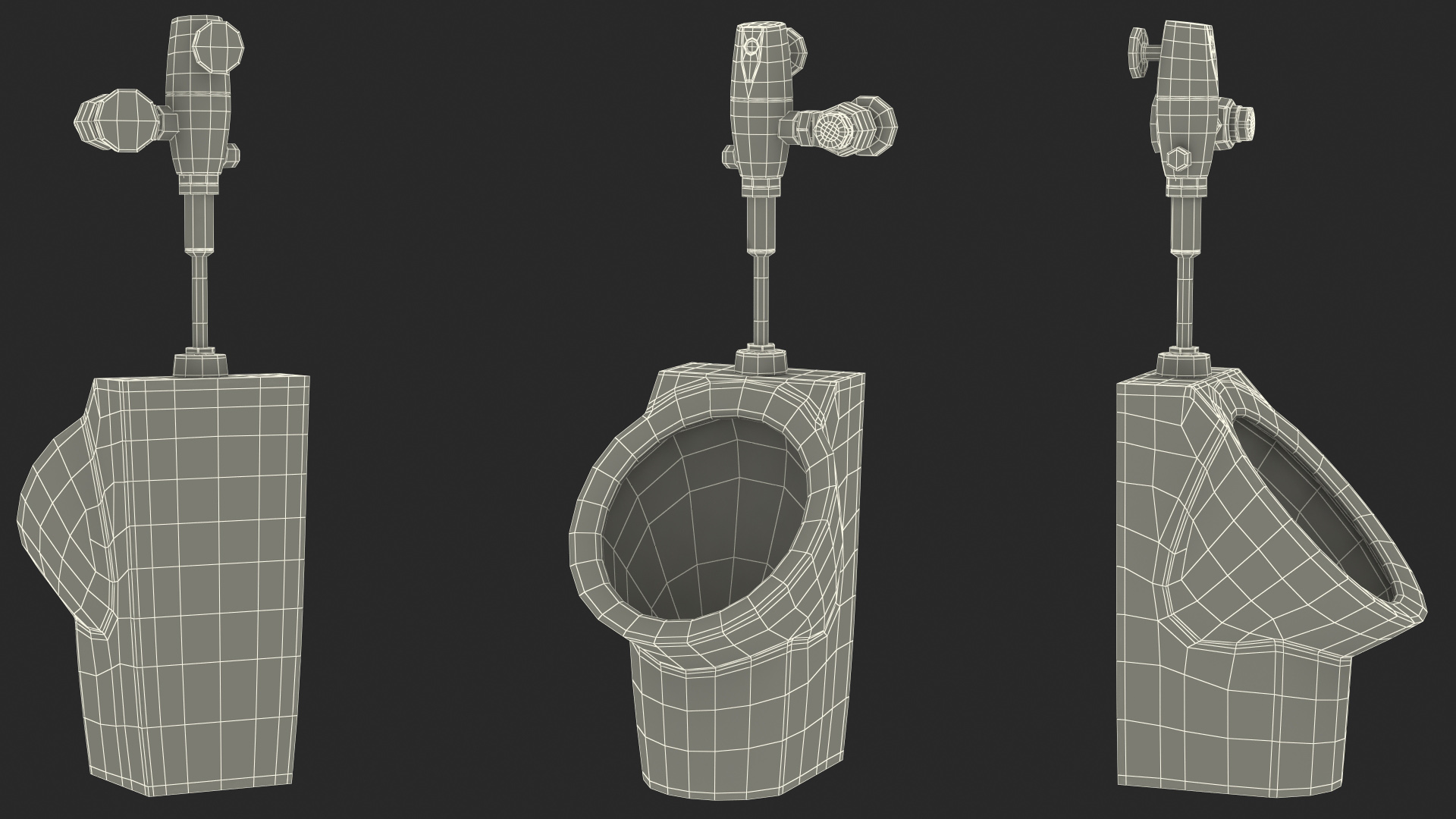 American Standard Decorum Wall Hung Urinal 3D