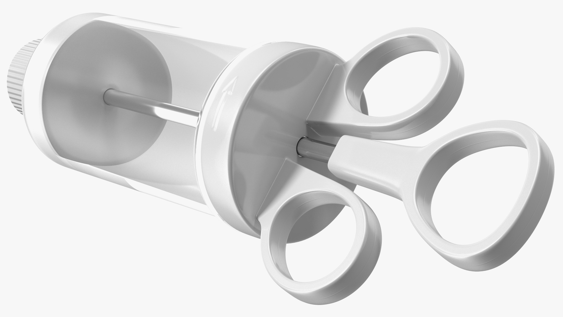 3D model Plastic Dessert Decoration Syringe Empty
