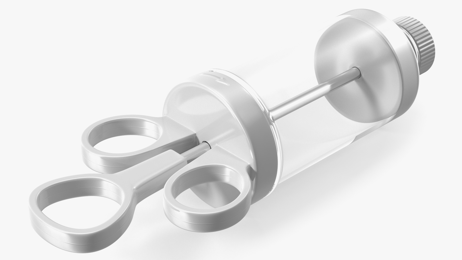 3D model Plastic Dessert Decoration Syringe Empty