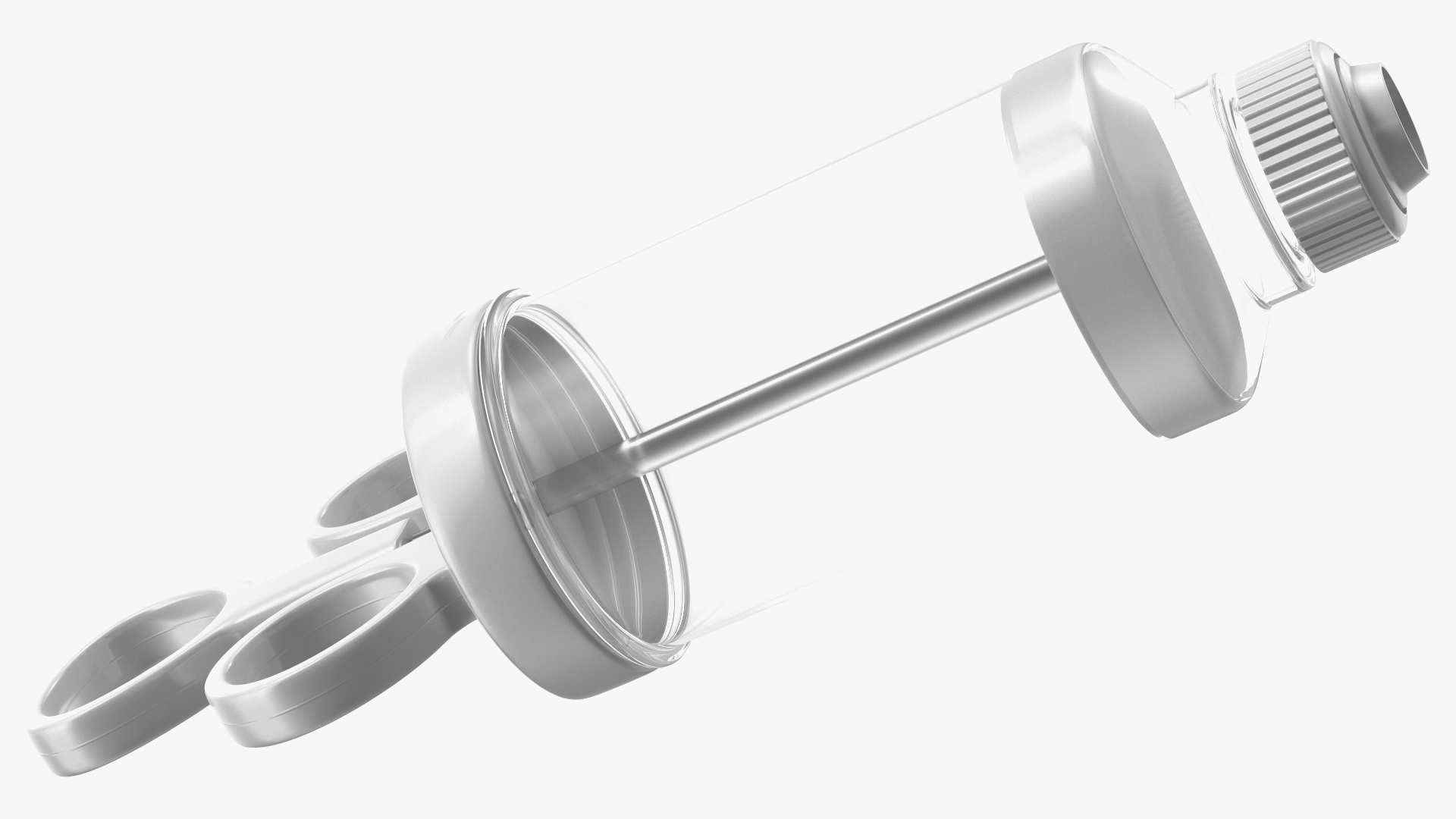3D model Plastic Dessert Decoration Syringe Empty